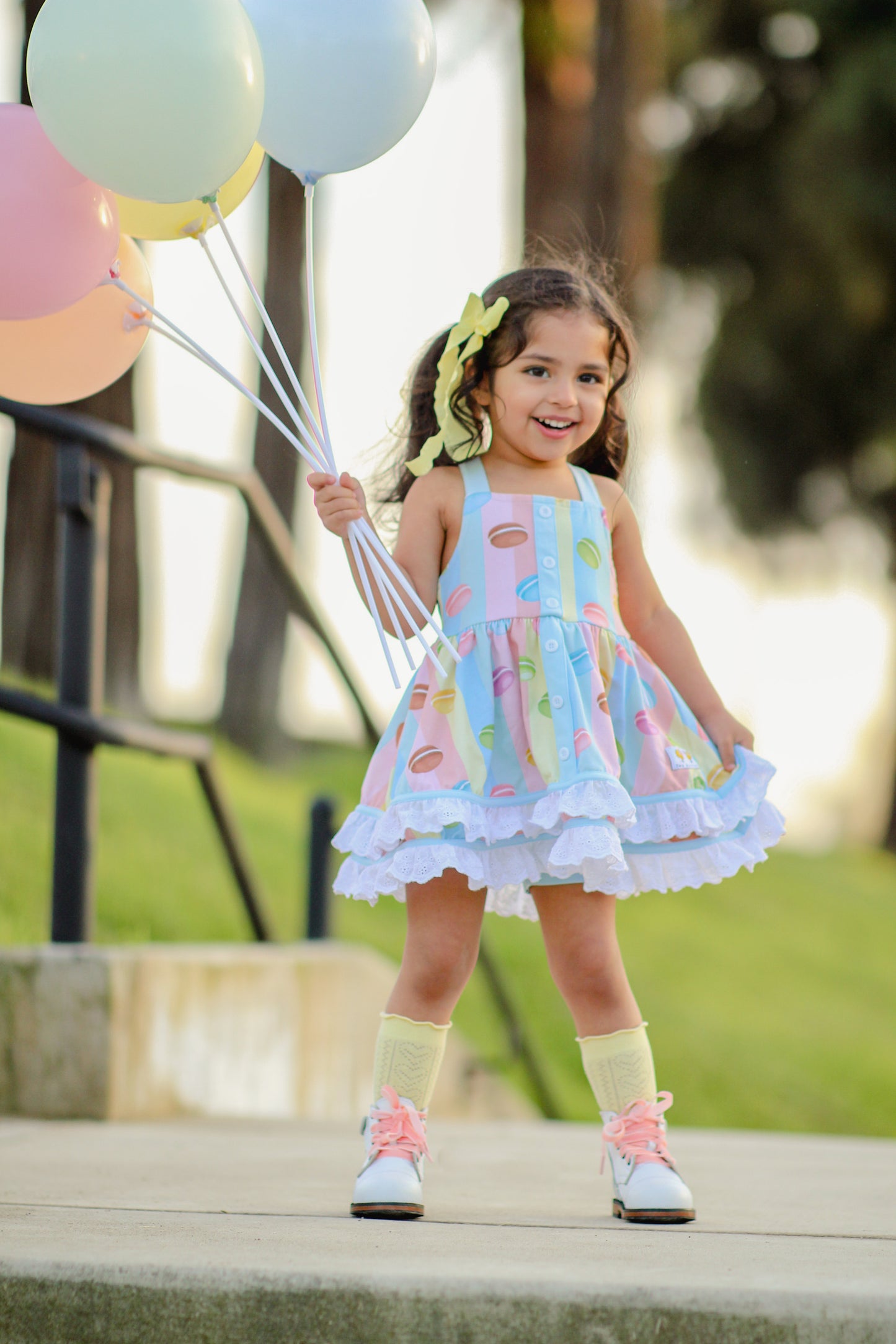 La Petite Macarons Tunic set