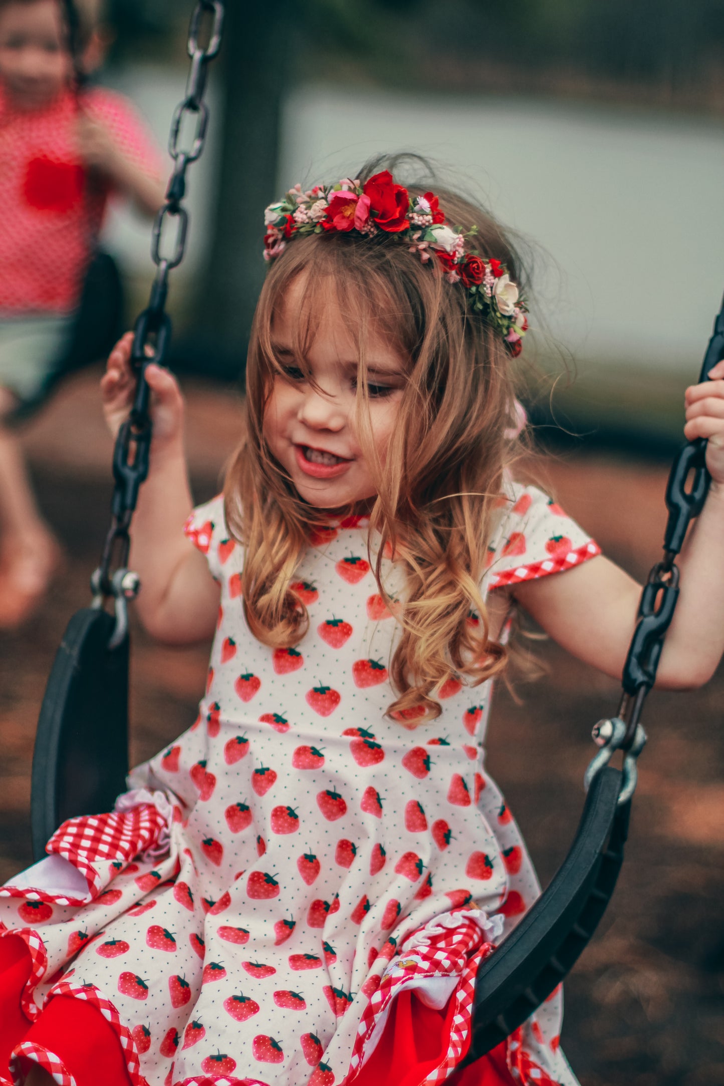 Cathryn's Berry Sweet Cotton Knit Dress
