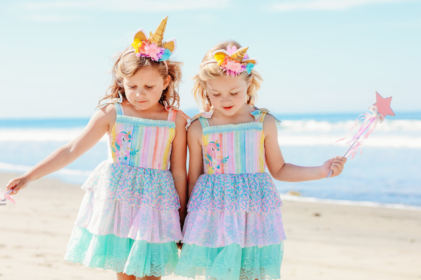Unicorn Confetti Dreams Dress and Bloomers - PREORDER