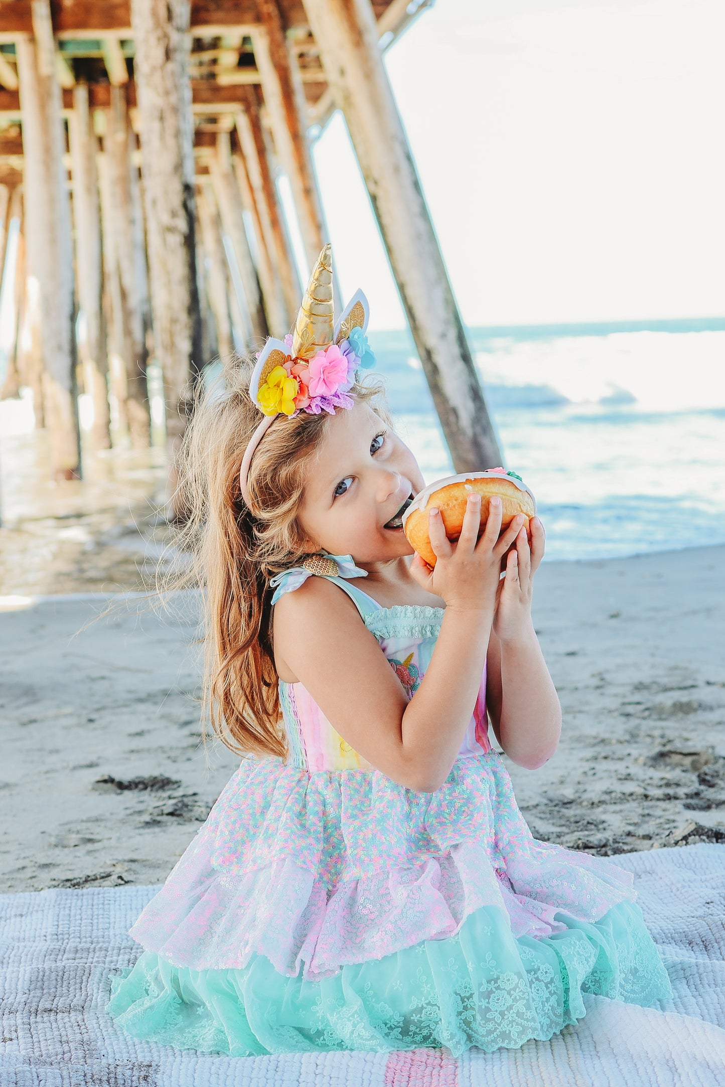 Unicorn Confetti Dreams Dress and Bloomers - PREORDER