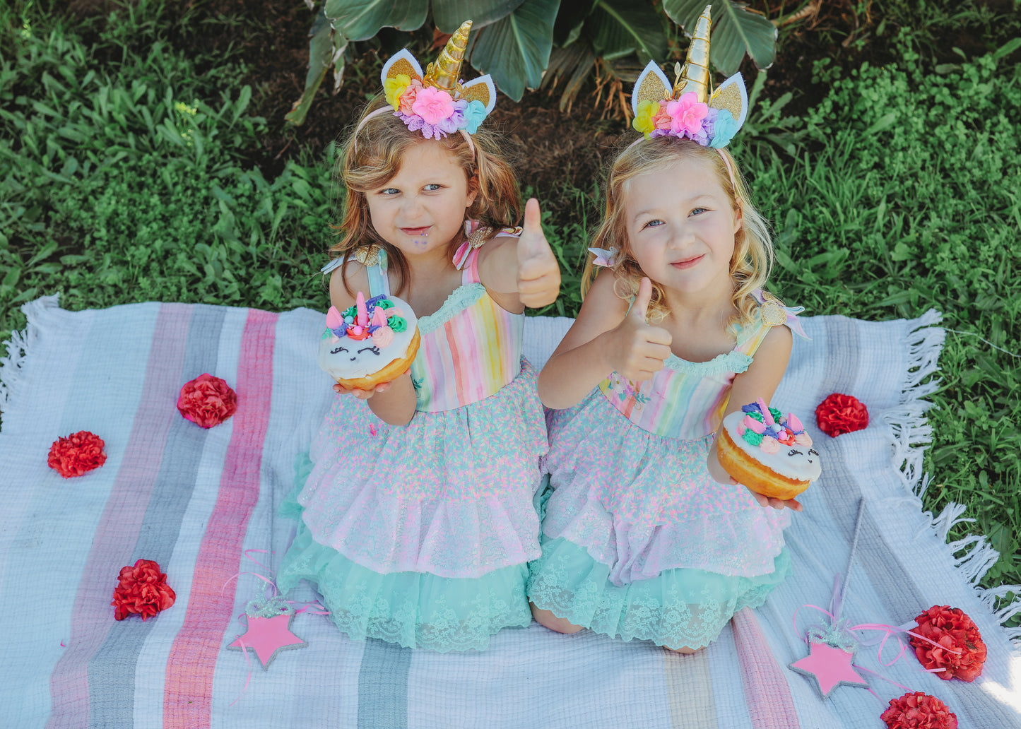 Unicorn Confetti Dreams Dress and Bloomers - PREORDER