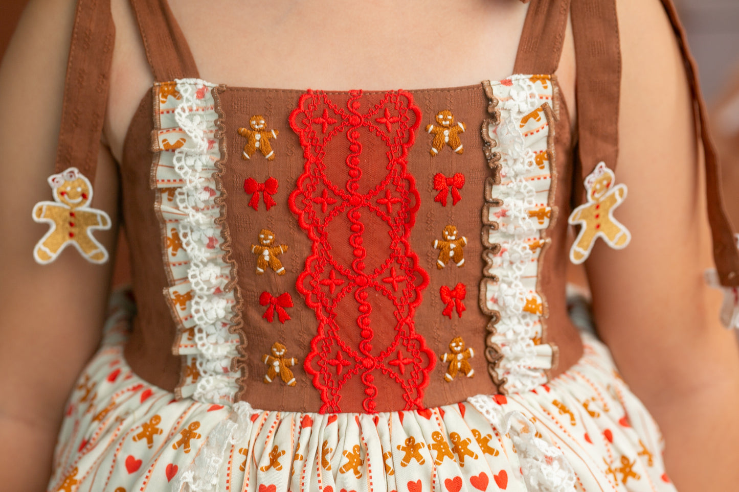 Mrs. Claus Little Baker Pettiskirt Dress - PREORDER