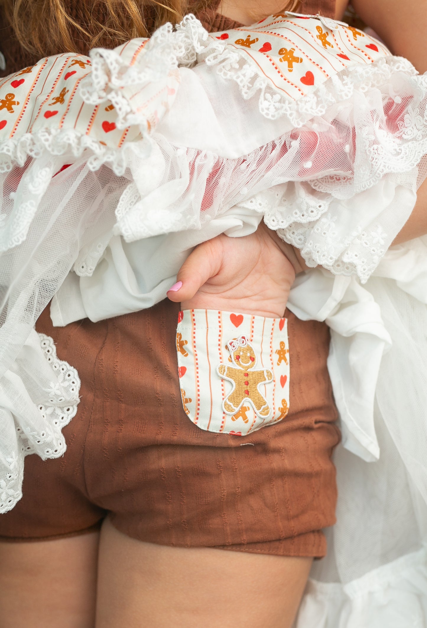 Mrs. Claus Little Baker Pettiskirt Dress - PREORDER