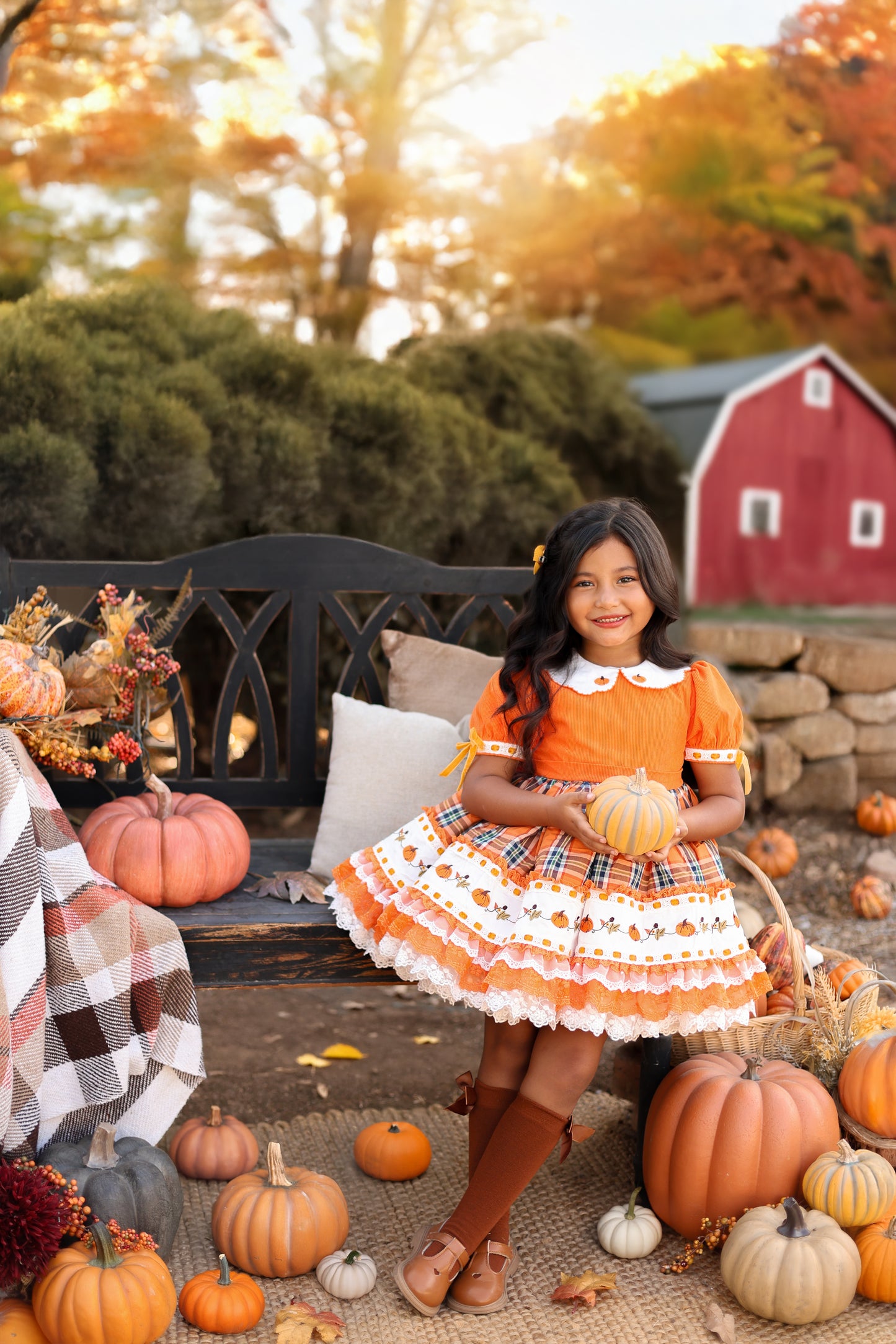 Gracieanne's Harvest Hymn Pettiskirt Dress - PREORDER