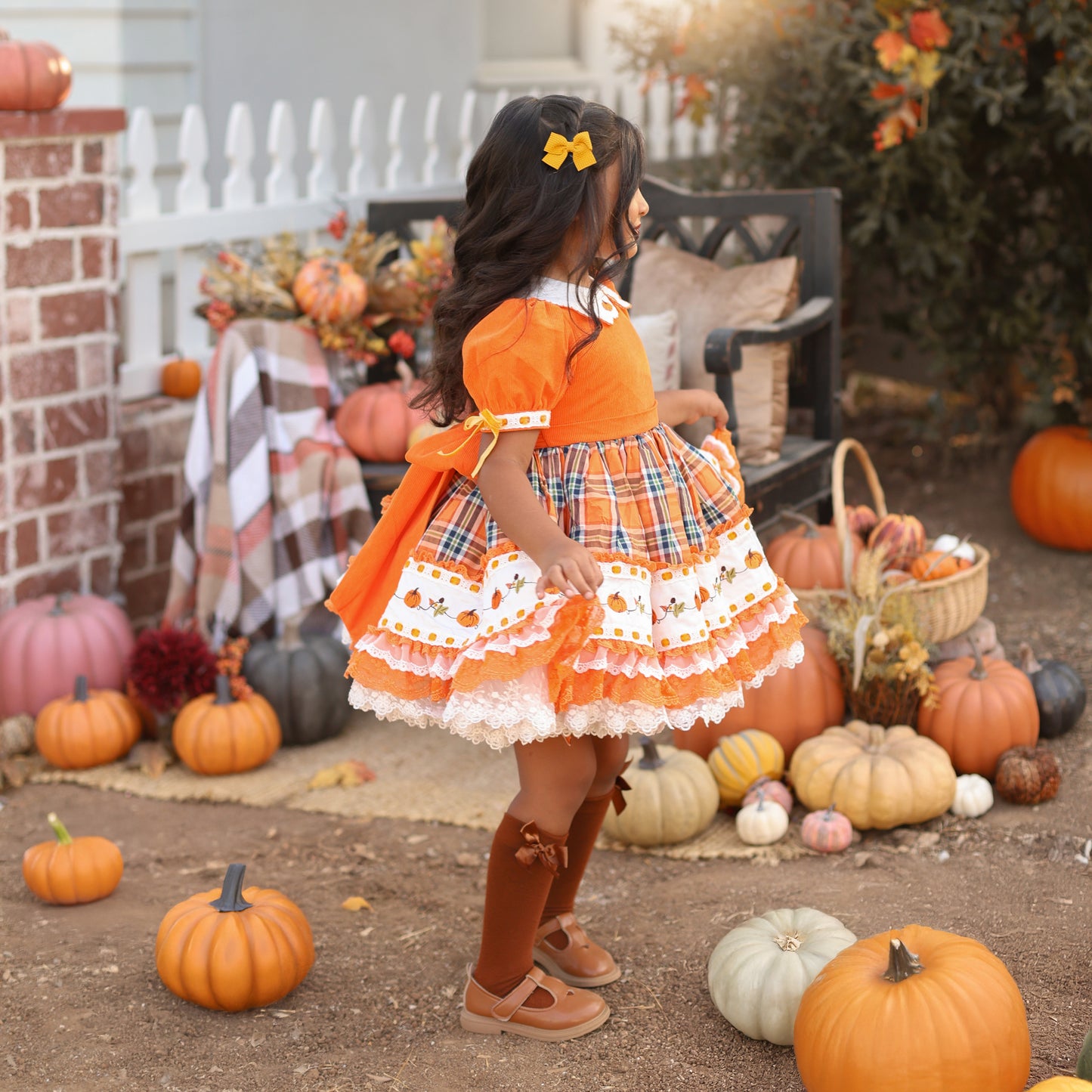 Gracieanne's Harvest Hymn Pettiskirt Dress - PREORDER