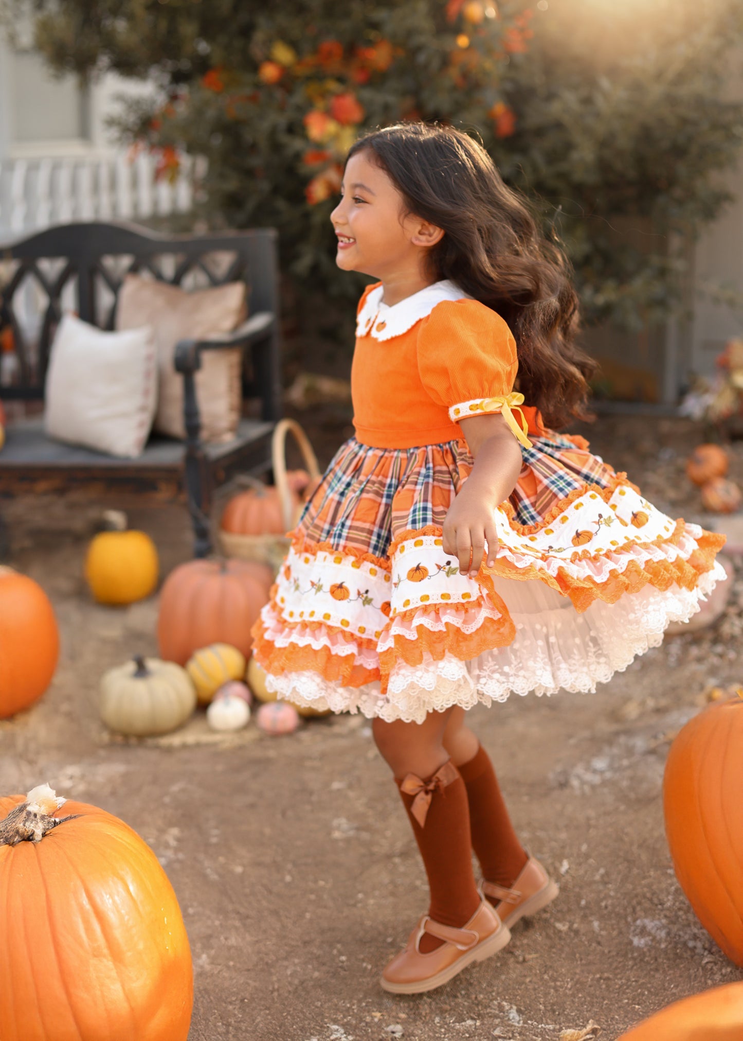 Gracieanne's Harvest Hymn Pettiskirt Dress - PREORDER