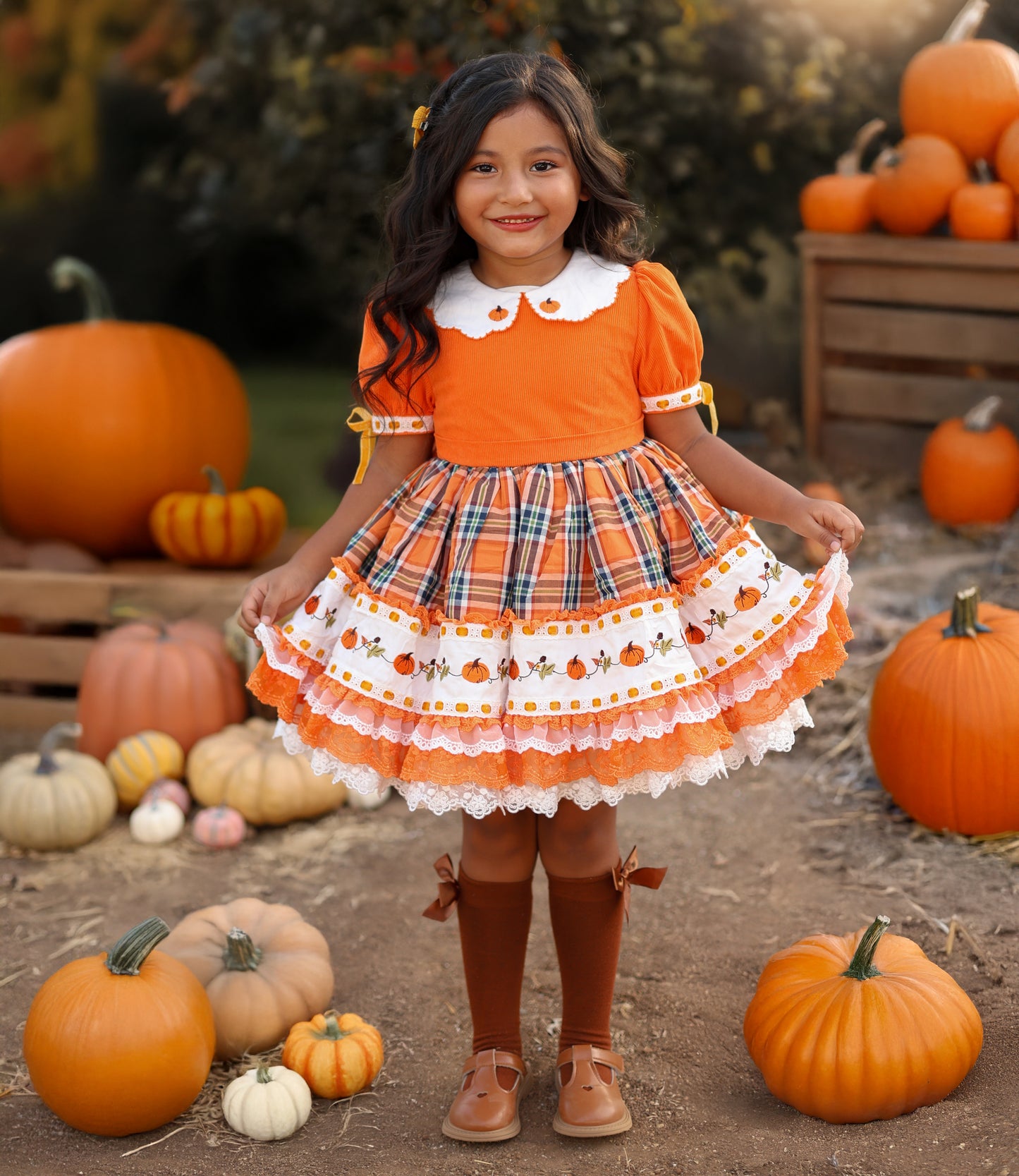 Gracieanne's Harvest Hymn Pettiskirt Dress - PREORDER