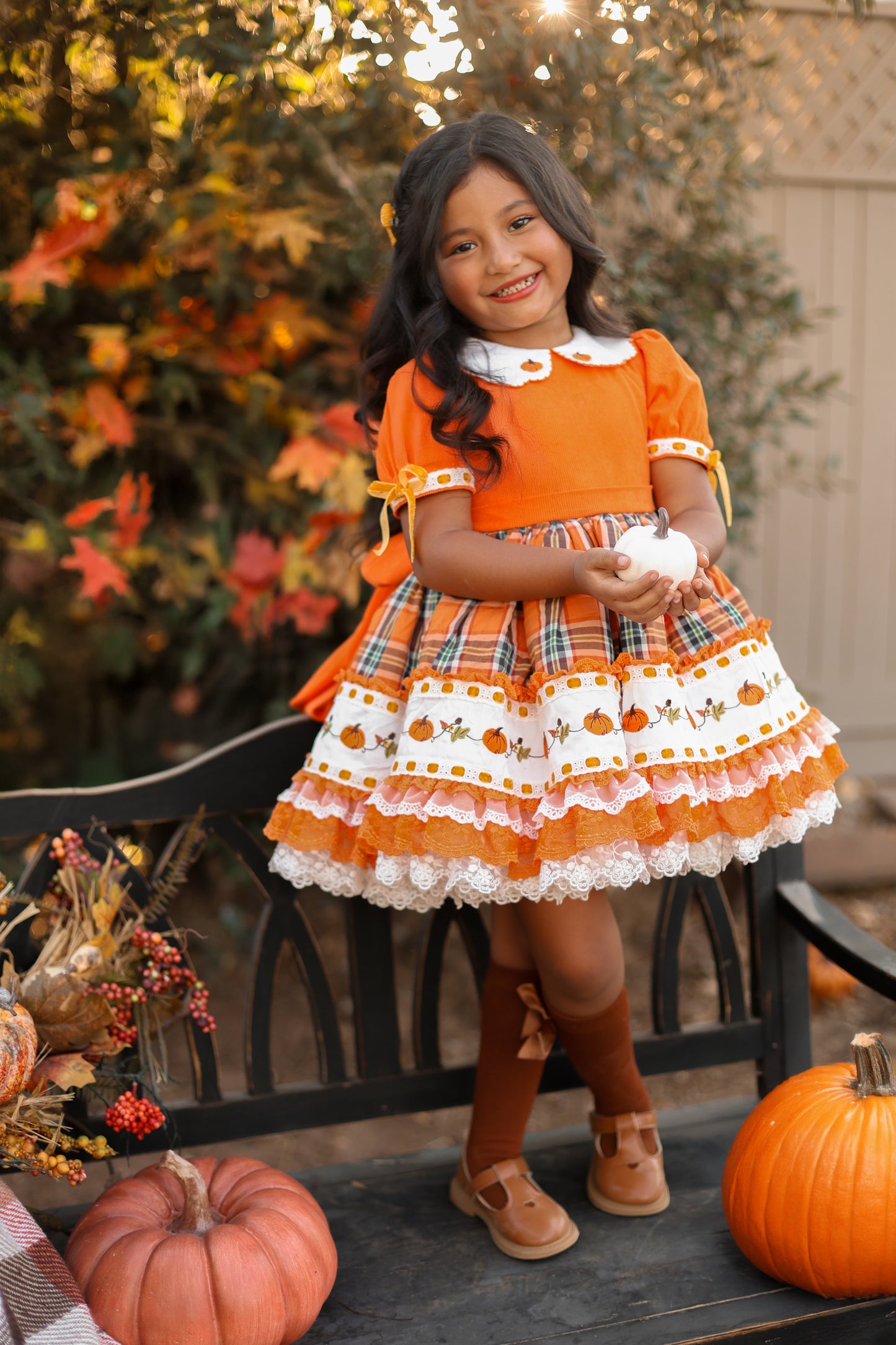 Gracieanne's Harvest Hymn Pettiskirt Dress - PREORDER