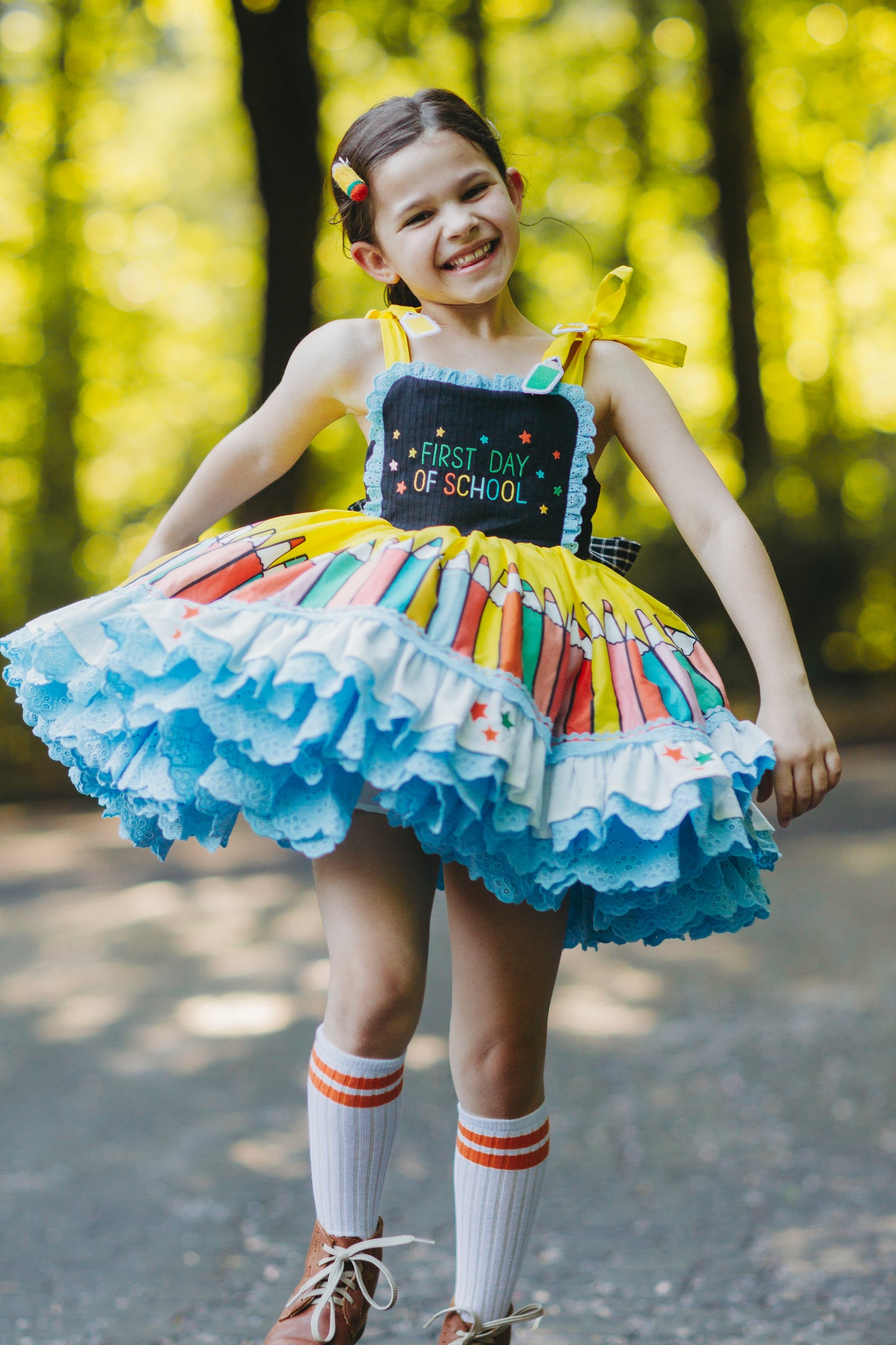 The Star Student Pettiskirt Dress - PREORDER WITH EMBROIDERY