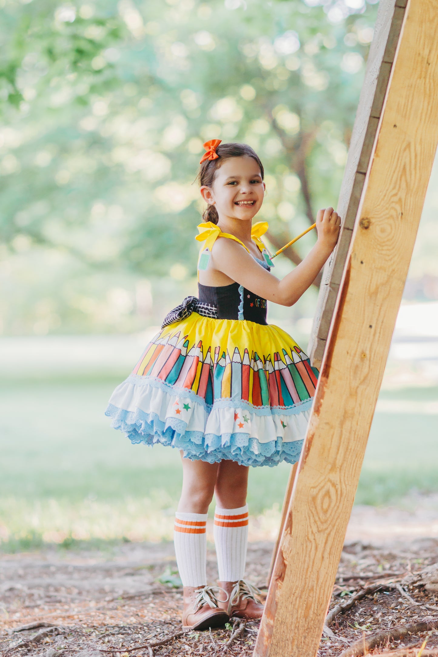 The Star Student Pettiskirt Dress - PREORDER WITH EMBROIDERY