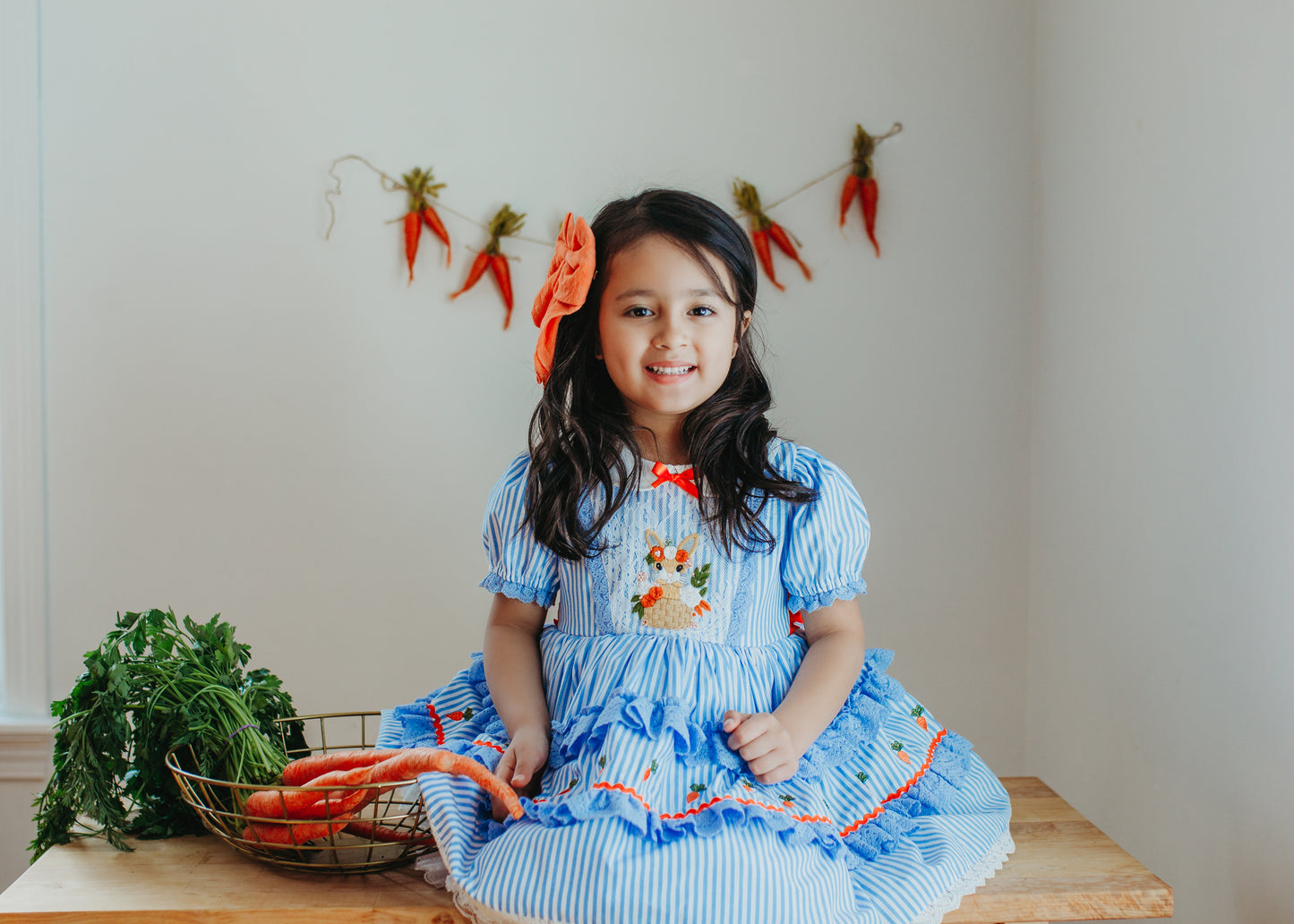 Luna's Bluebell Bunny Pettiskirt Dress and Bloomers - PREORDER