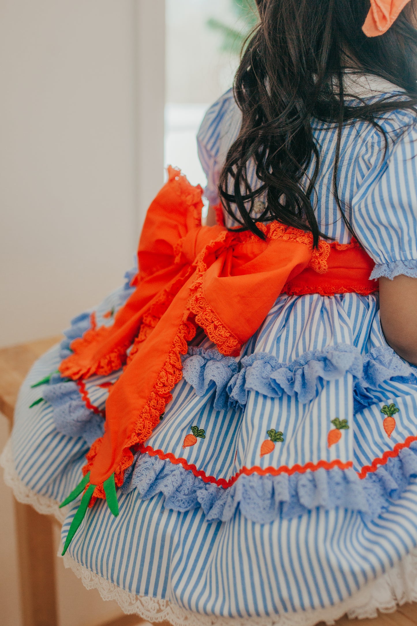 Luna's Bluebell Bunny Pettiskirt Dress and Bloomers - PREORDER