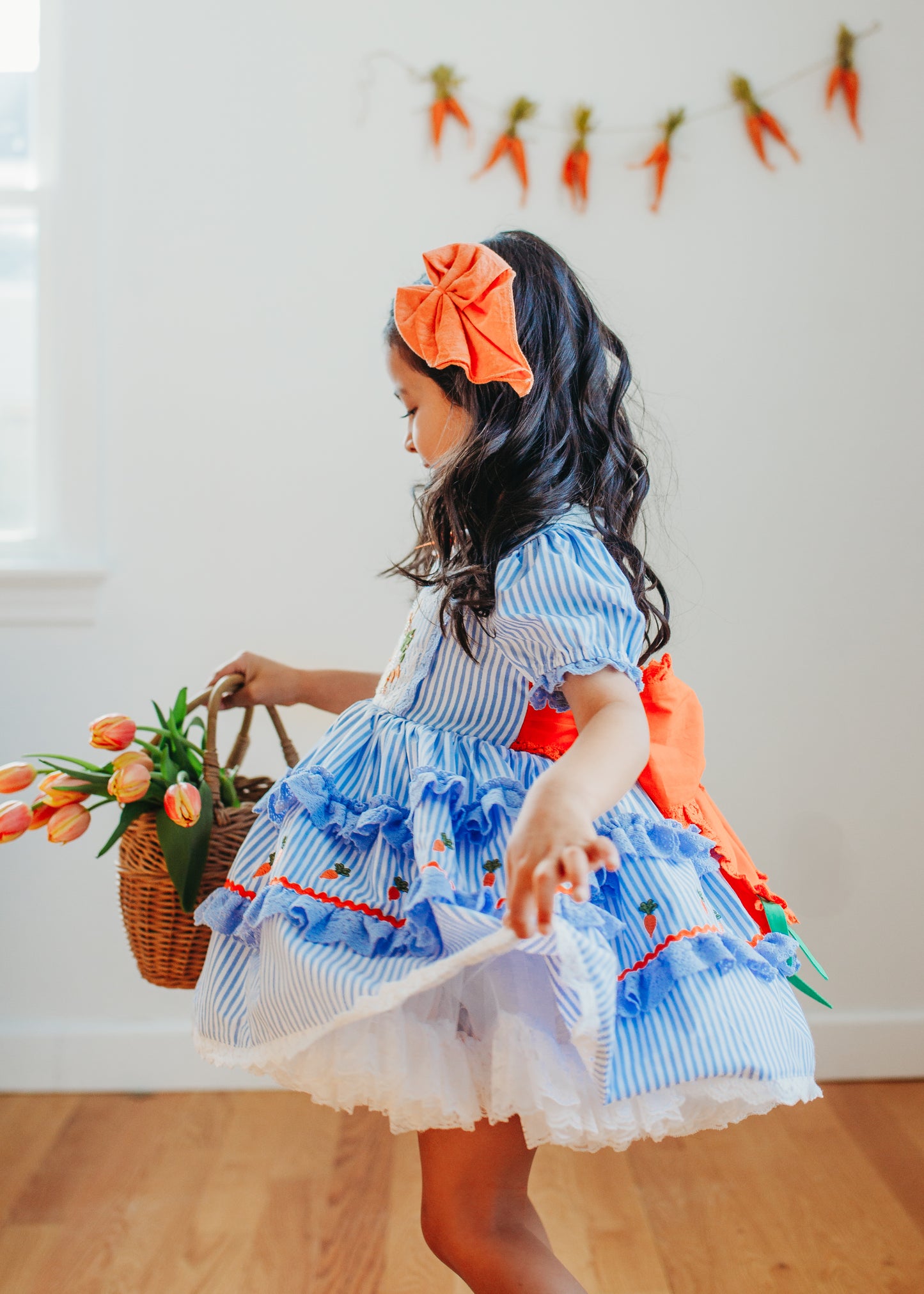 Luna's Bluebell Bunny Pettiskirt Dress and Bloomers - PREORDER