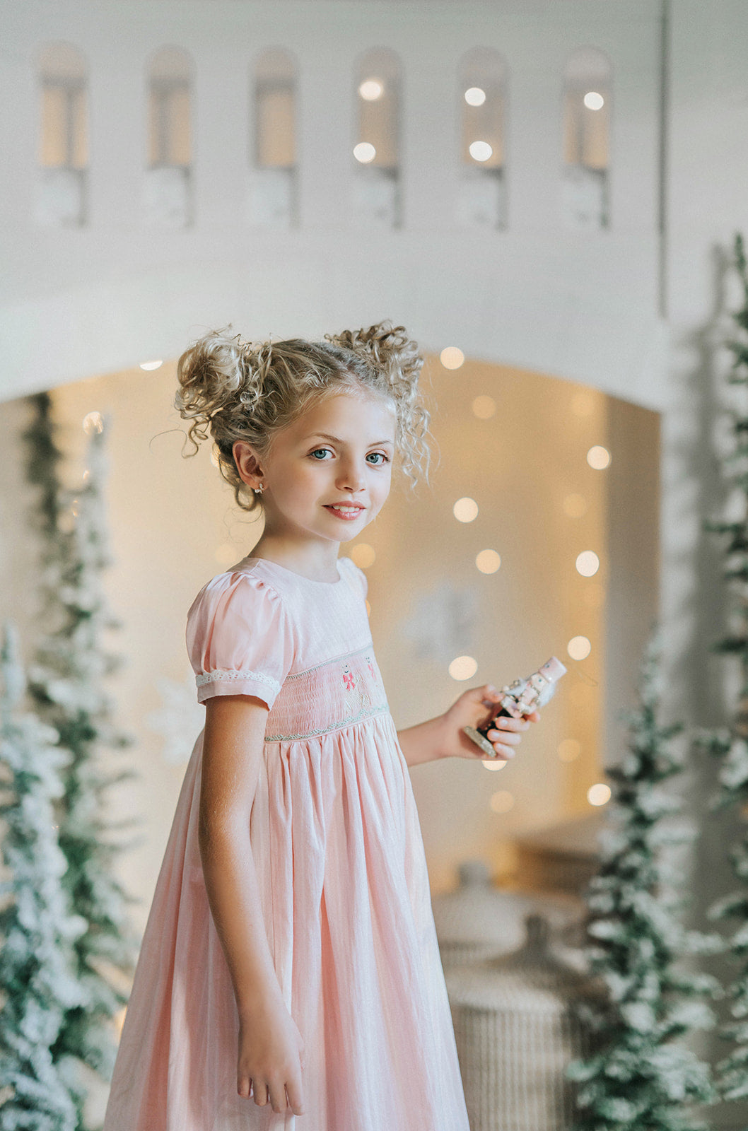 Frosted Gingerbread Heirloom Vintage Lounge Gown - PREORDER