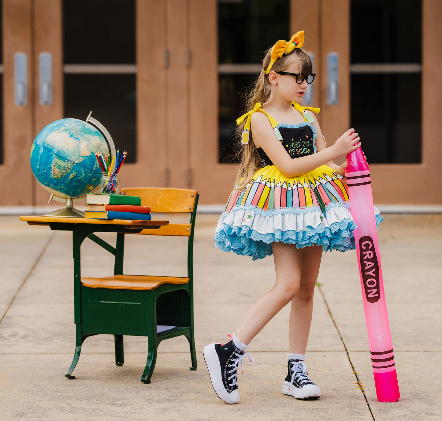 The Star Student Pettiskirt Dress - PREORDER WITH EMBROIDERY