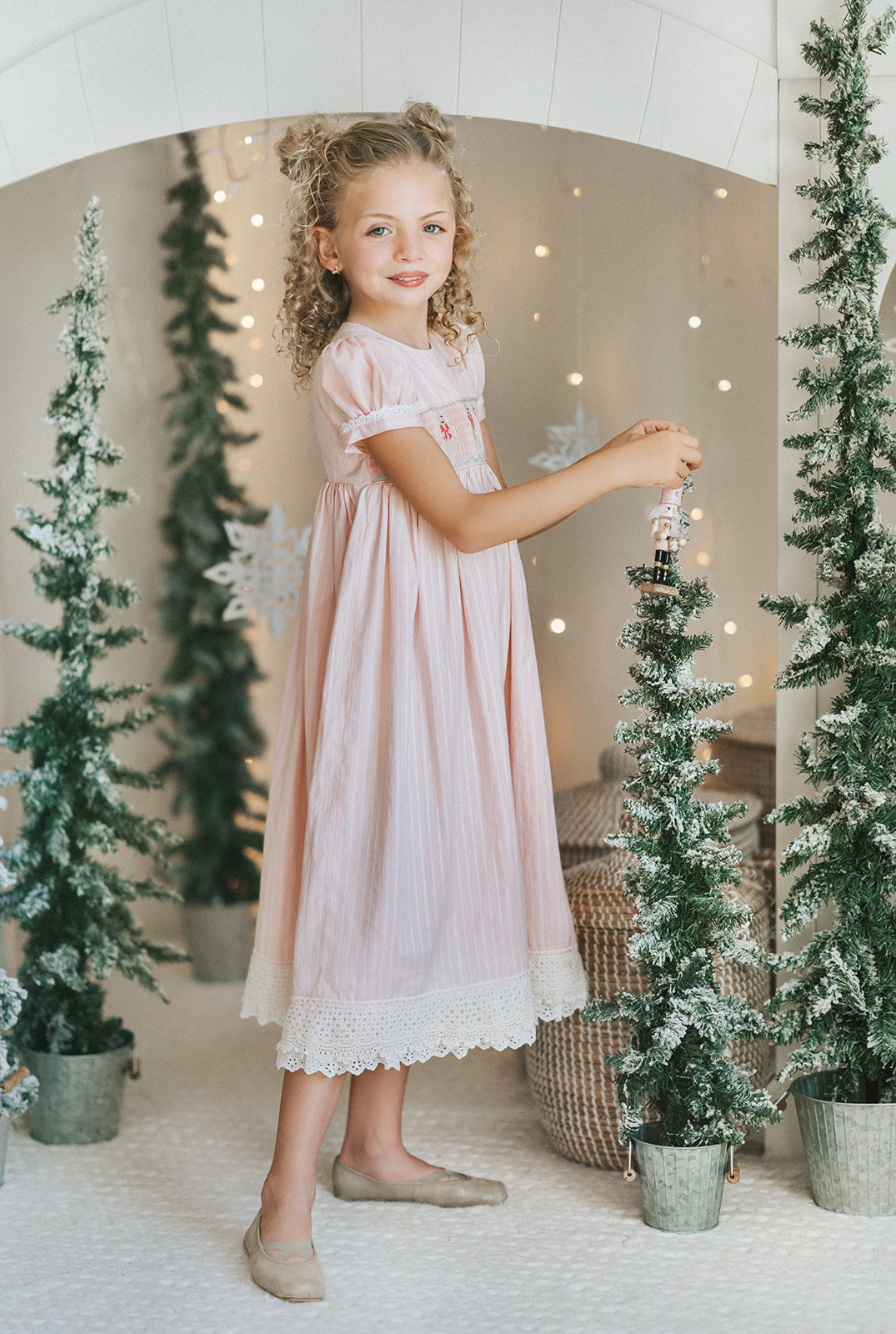 Frosted Gingerbread Heirloom Vintage Lounge Gown - PREORDER
