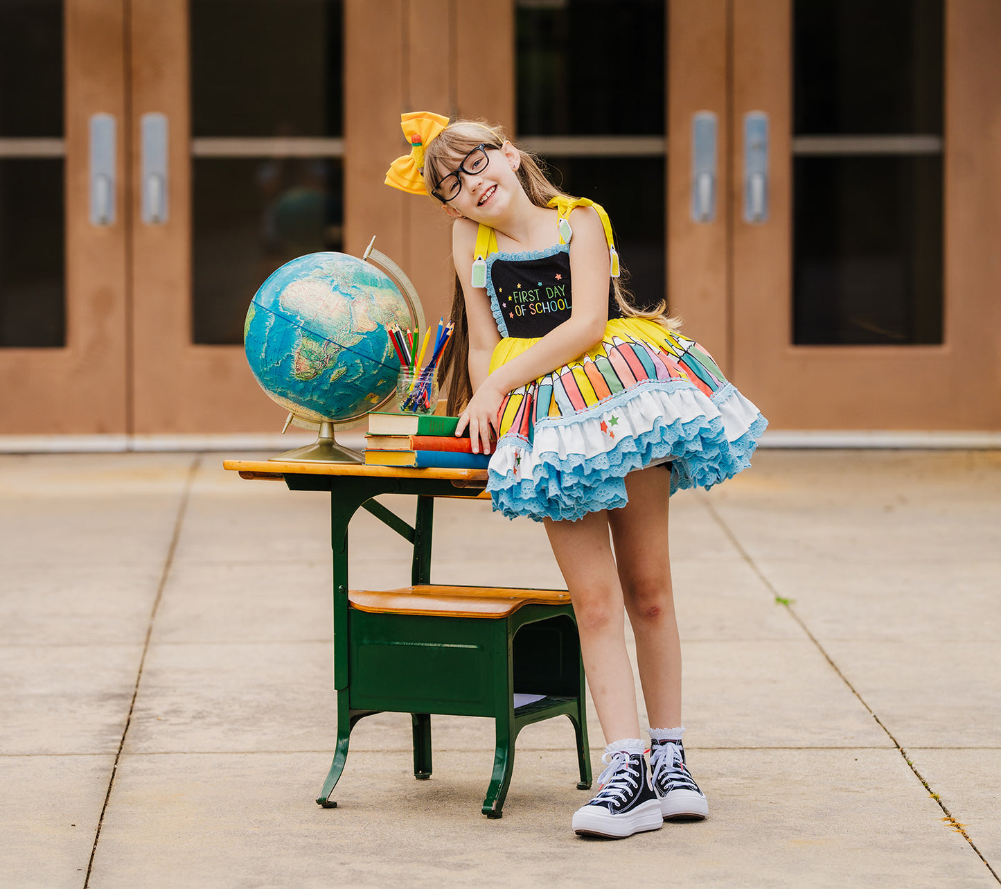 The Star Student Pettiskirt Dress - PREORDER WITH EMBROIDERY