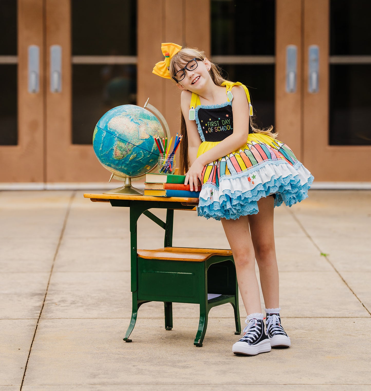 The Star Student Pettiskirt Dress - PREORDER WITH EMBROIDERY