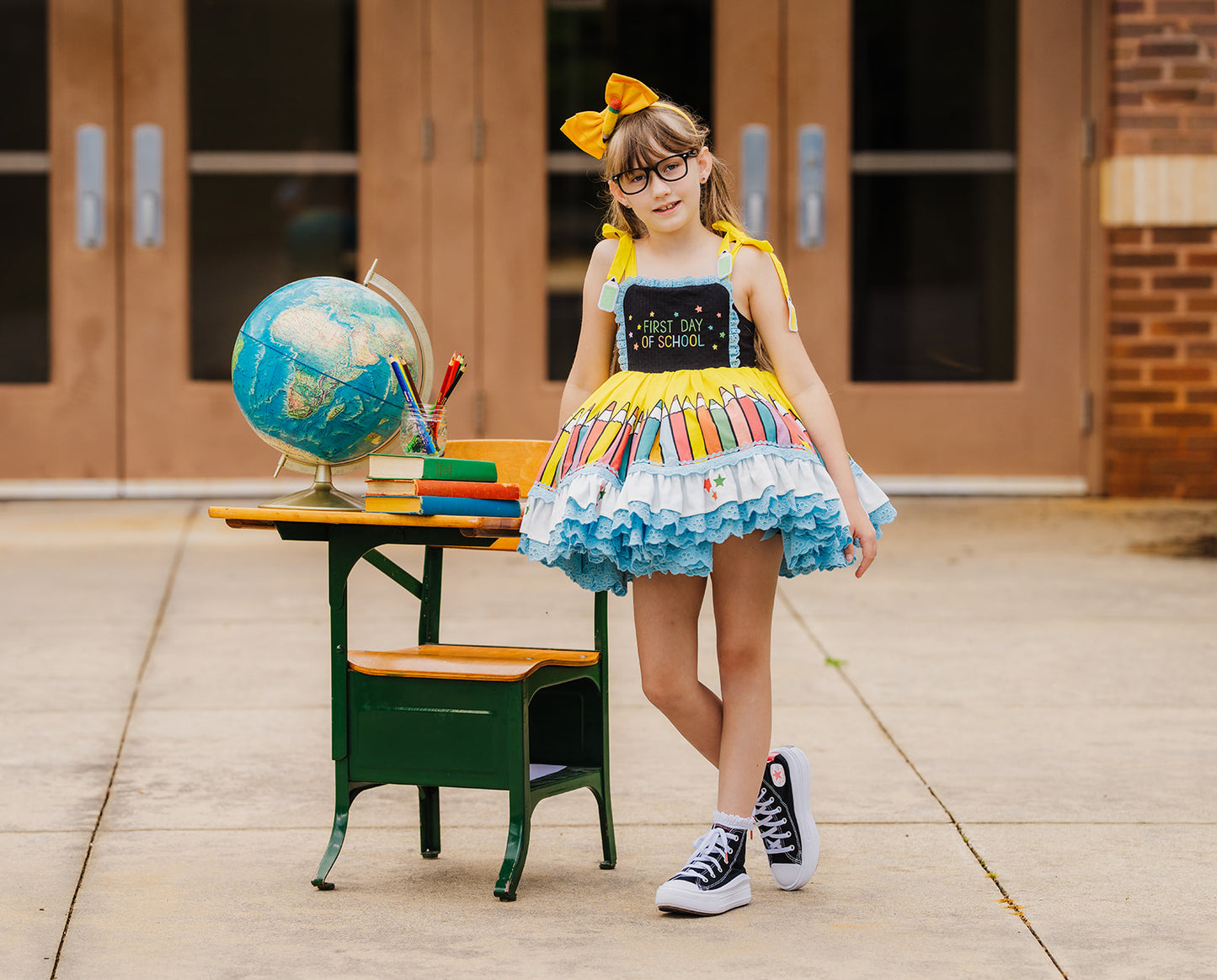 The Star Student Pettiskirt Dress - PREORDER WITH EMBROIDERY