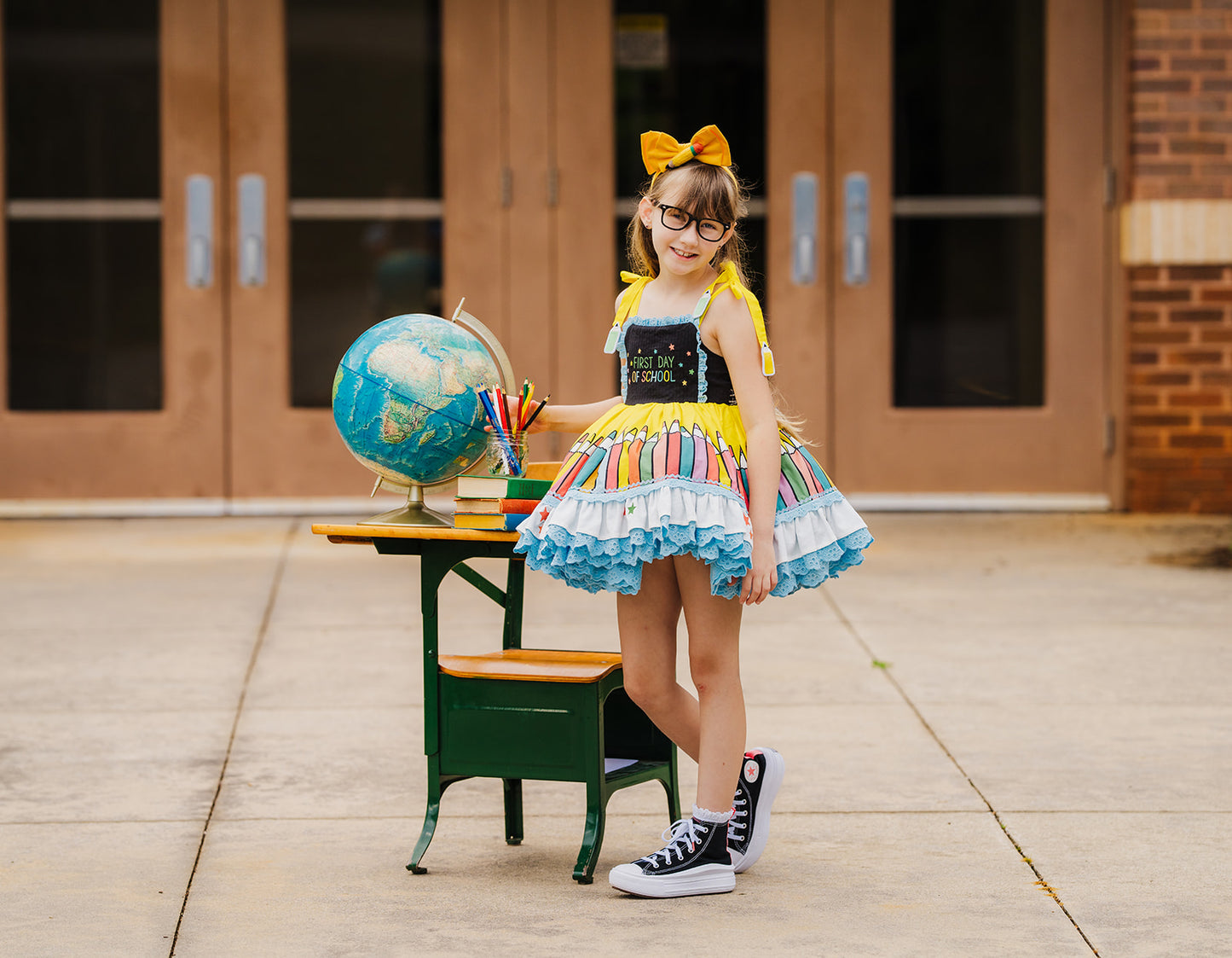 The Star Student Pettiskirt Dress - PREORDER WITH EMBROIDERY