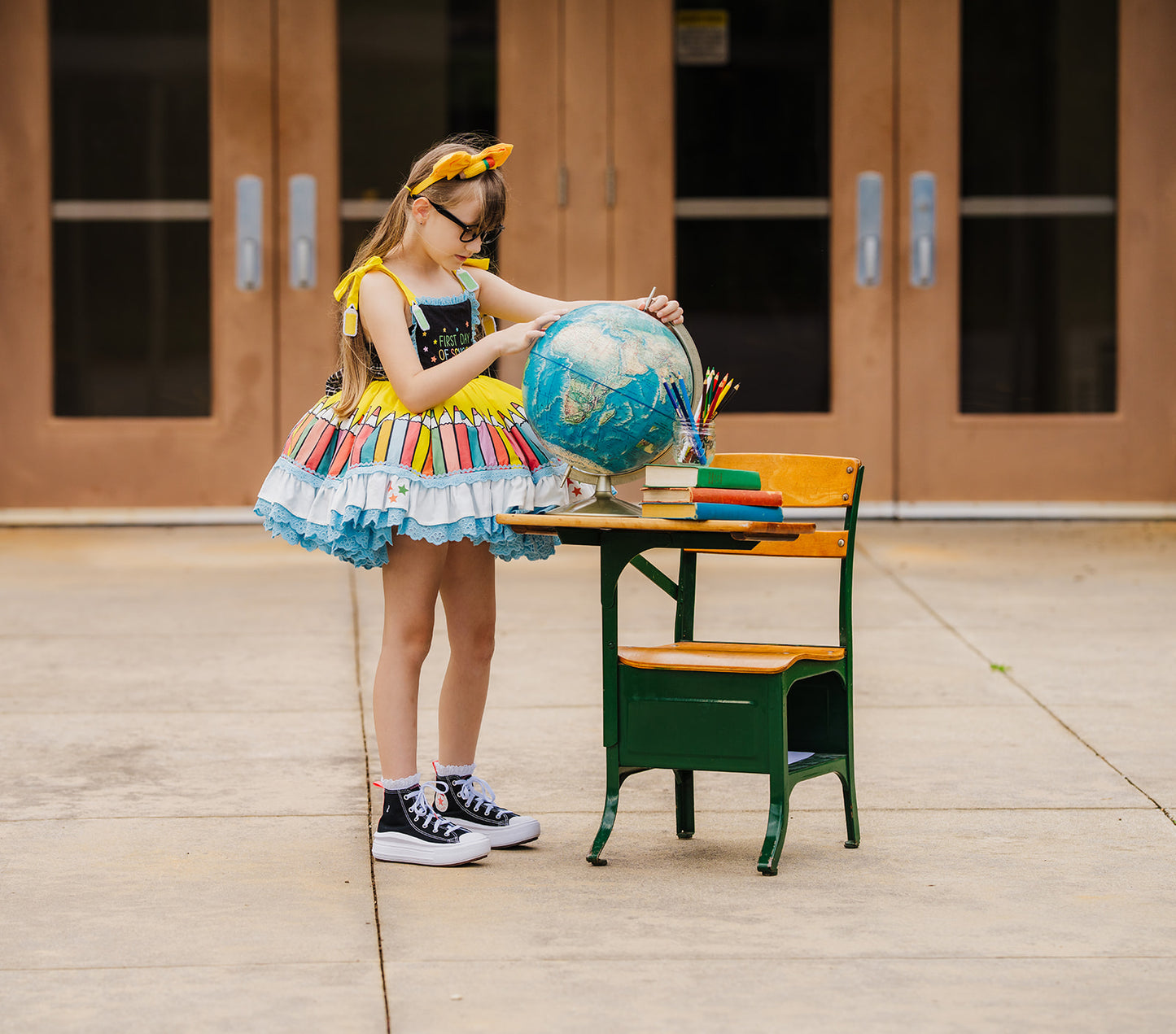 The Star Student Pettiskirt Dress - PREORDER WITH EMBROIDERY