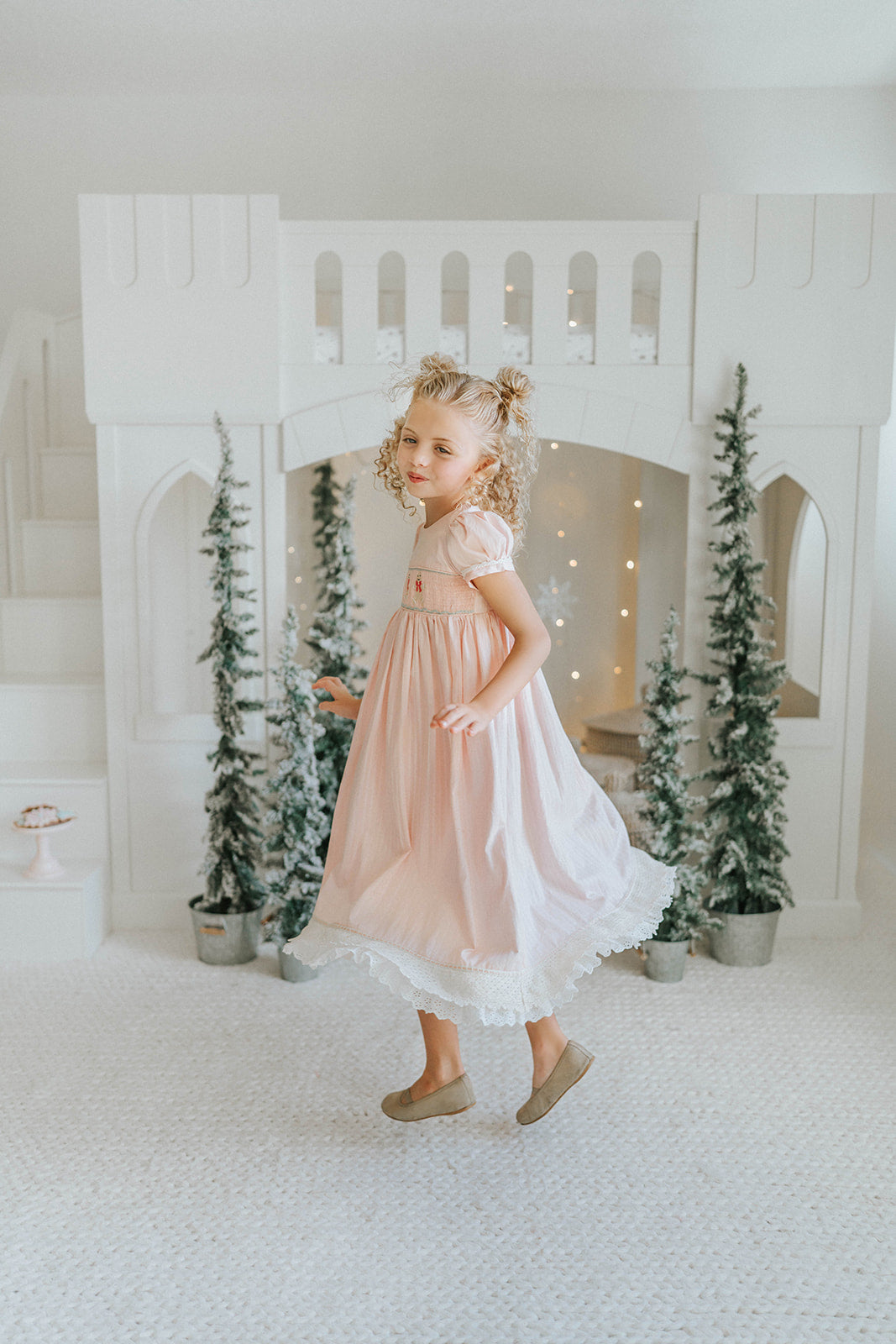 Frosted Gingerbread Heirloom Vintage Lounge Gown - PREORDER