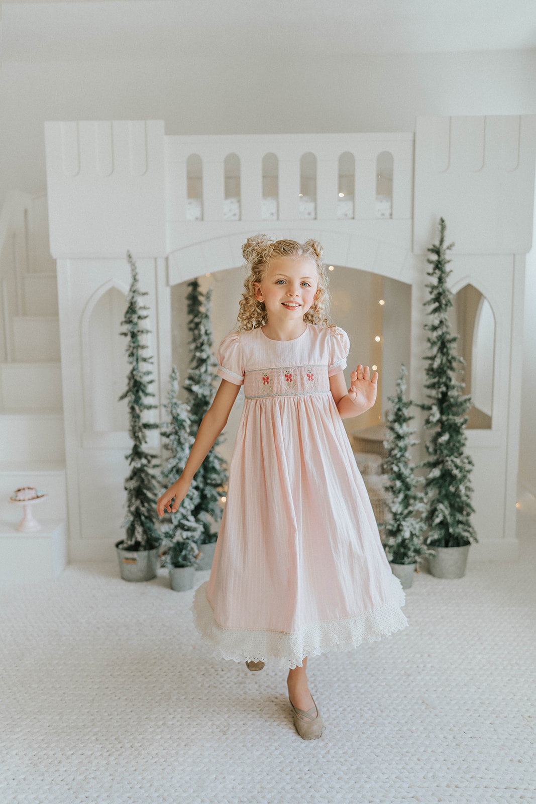 Frosted Gingerbread Heirloom Vintage Lounge Gown - PREORDER