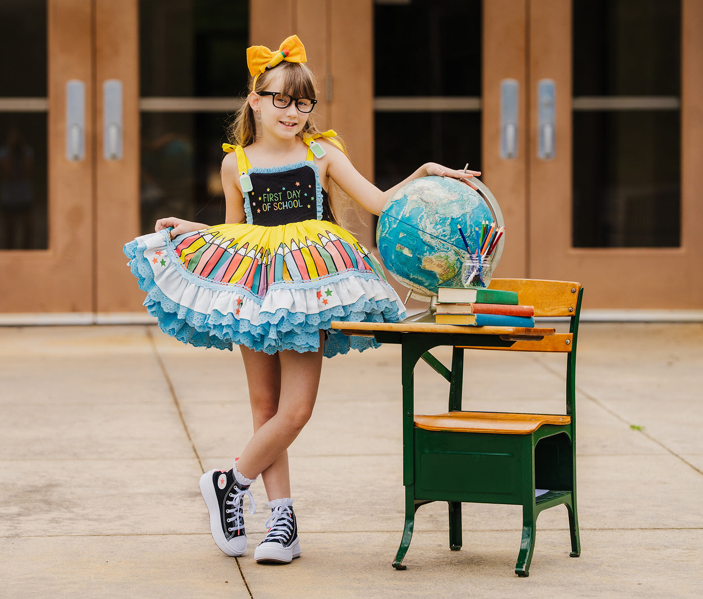 The Star Student Pettiskirt Dress - PREORDER WITH EMBROIDERY