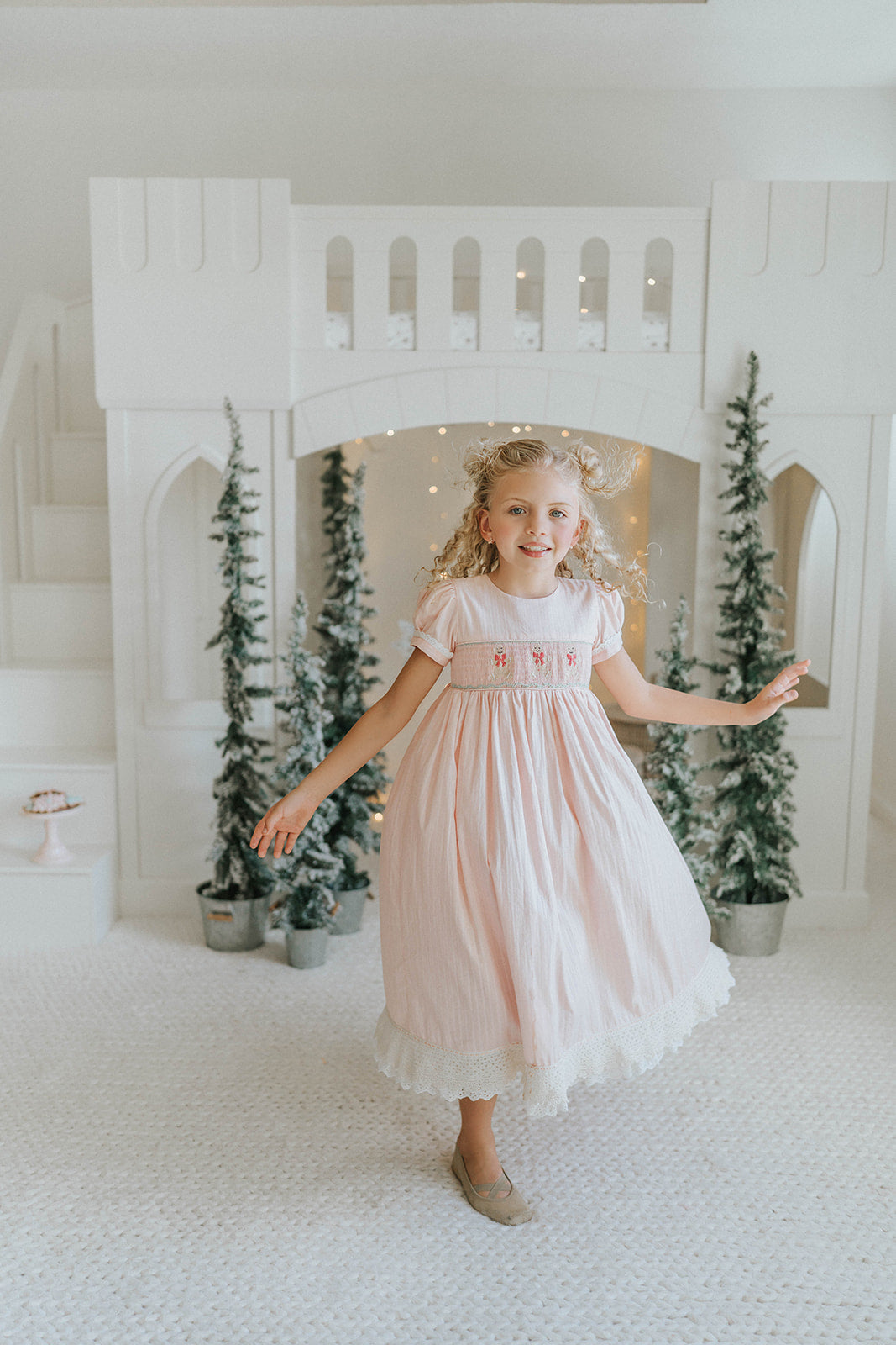 Frosted Gingerbread Heirloom Vintage Lounge Gown - PREORDER