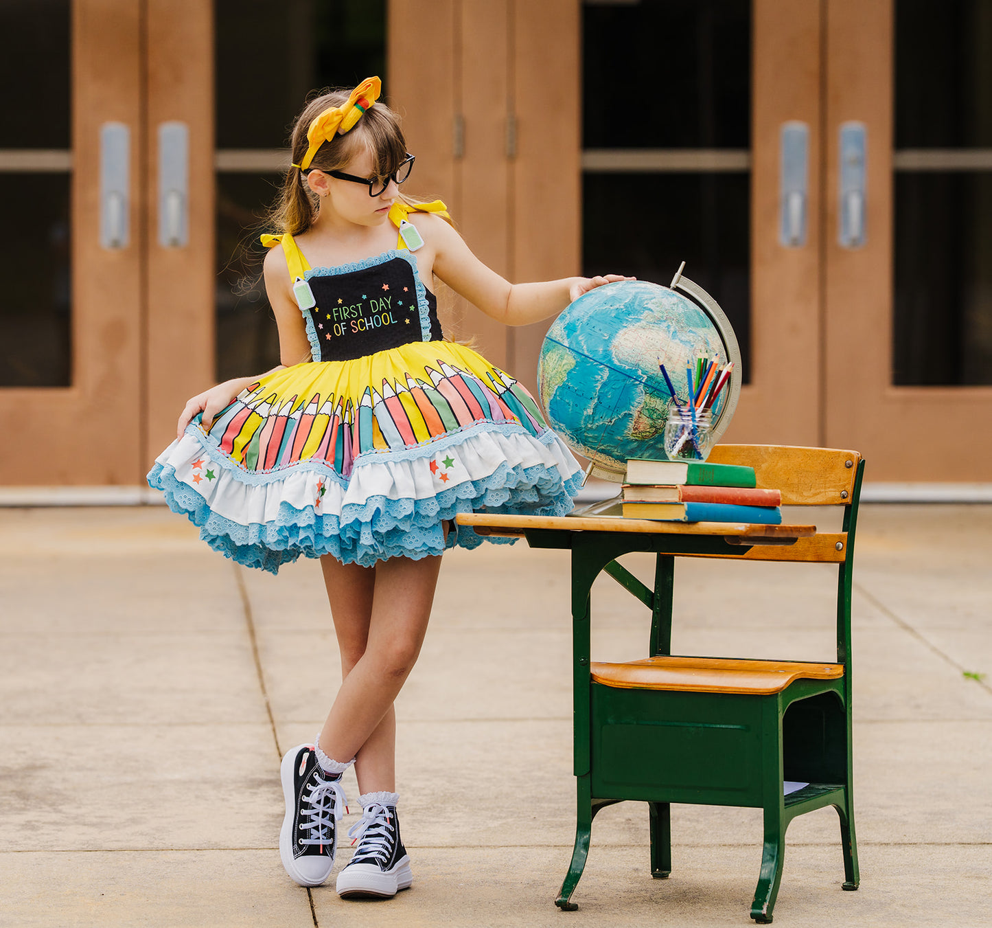 The Star Student Pettiskirt Dress - PREORDER WITH EMBROIDERY