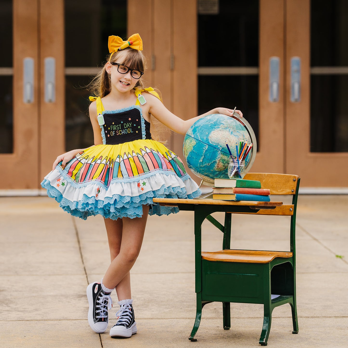 The Star Student Pettiskirt Dress - PREORDER WITH EMBROIDERY