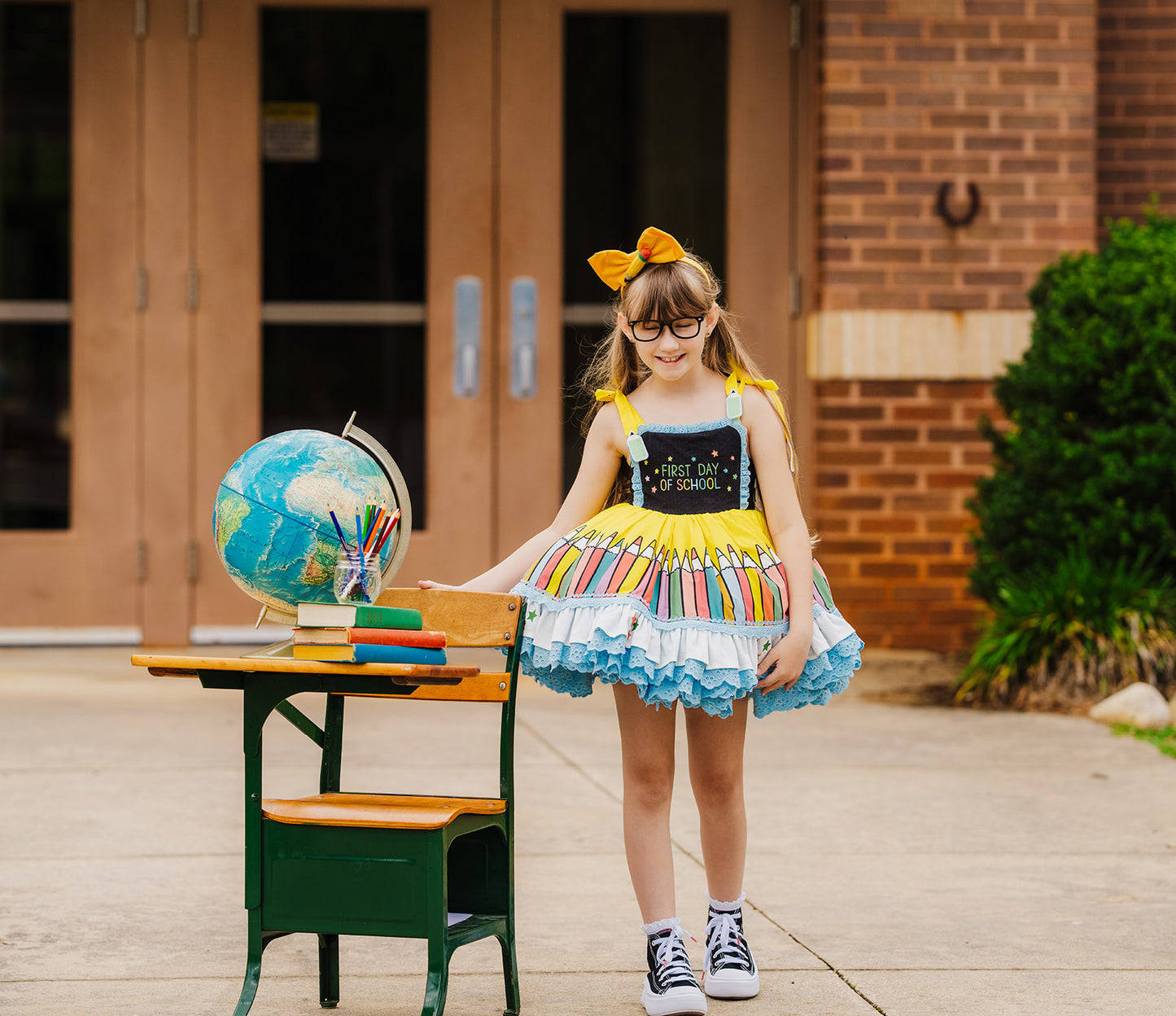 The Star Student Pettiskirt Dress - PREORDER WITH EMBROIDERY