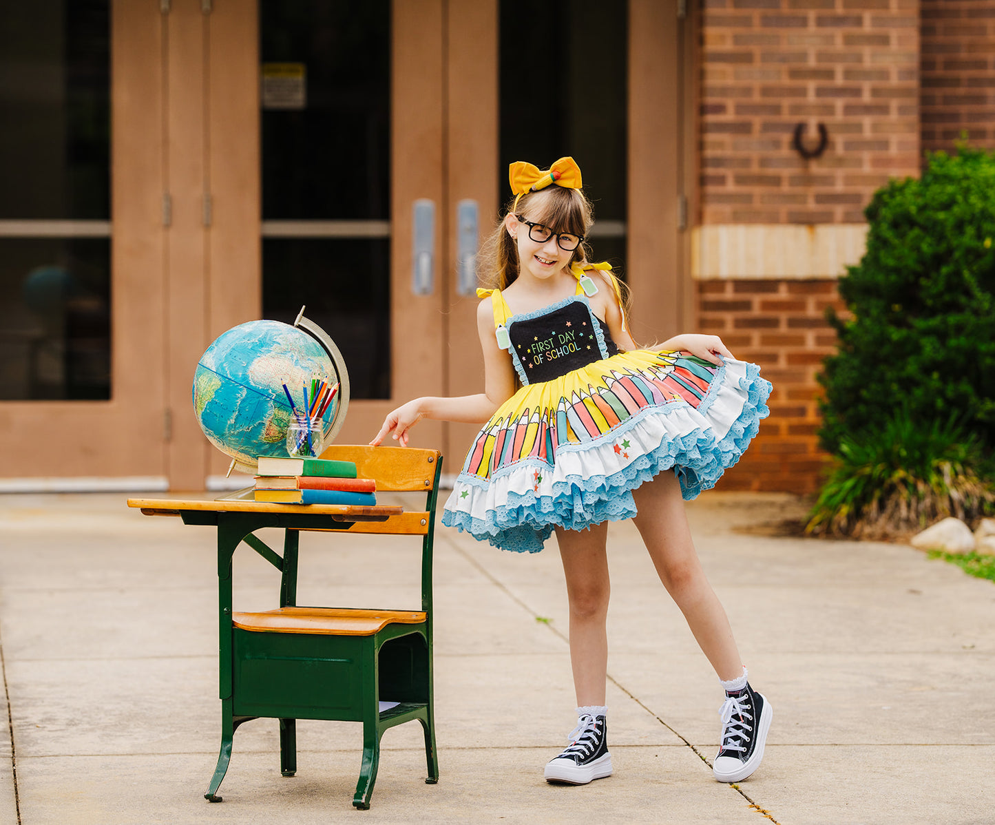 The Star Student Pettiskirt Dress - PREORDER WITH EMBROIDERY