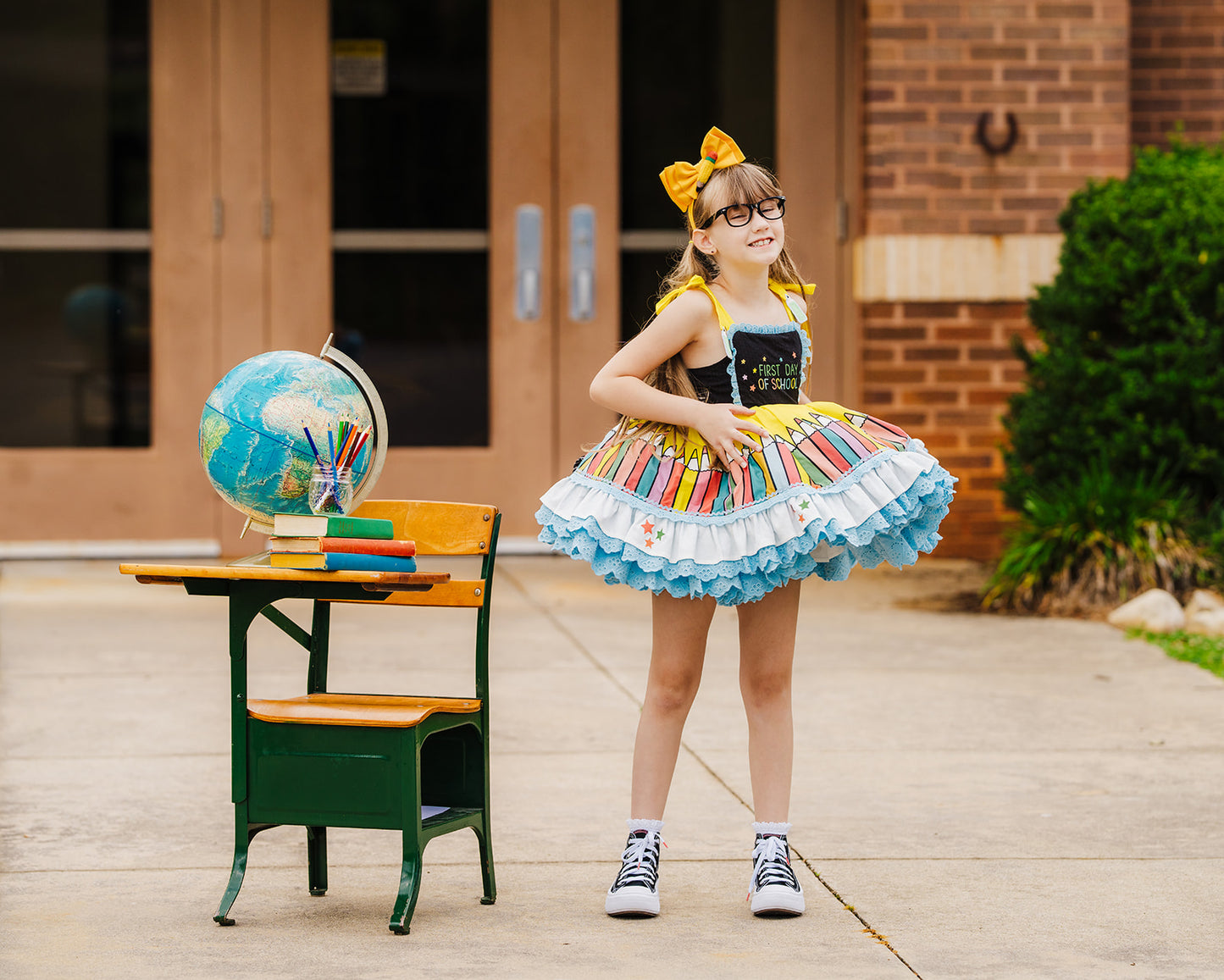 The Star Student Pettiskirt Dress - PREORDER WITH EMBROIDERY