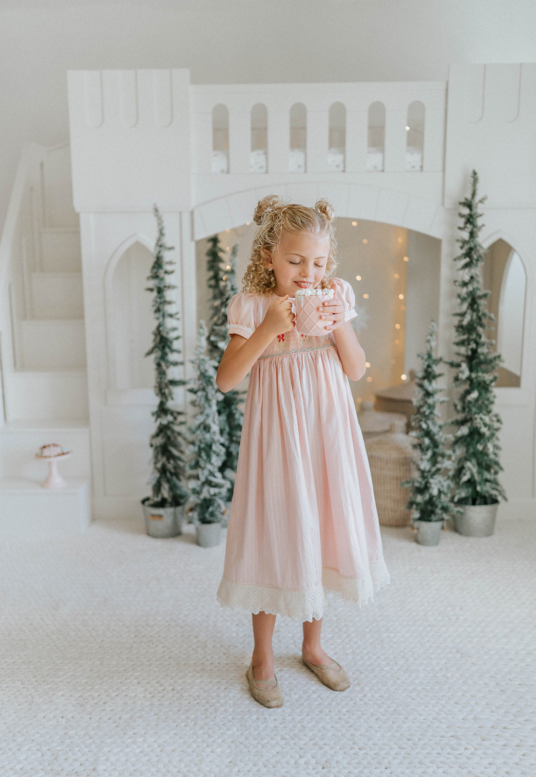 Frosted Gingerbread Heirloom Vintage Lounge Gown - PREORDER