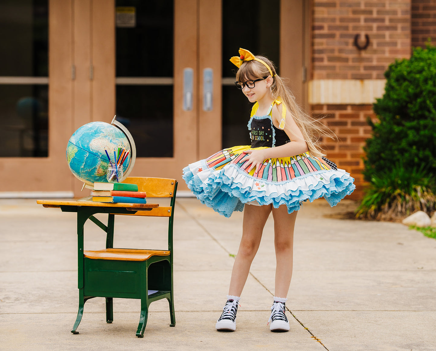 The Star Student Pettiskirt Dress - PREORDER WITH EMBROIDERY
