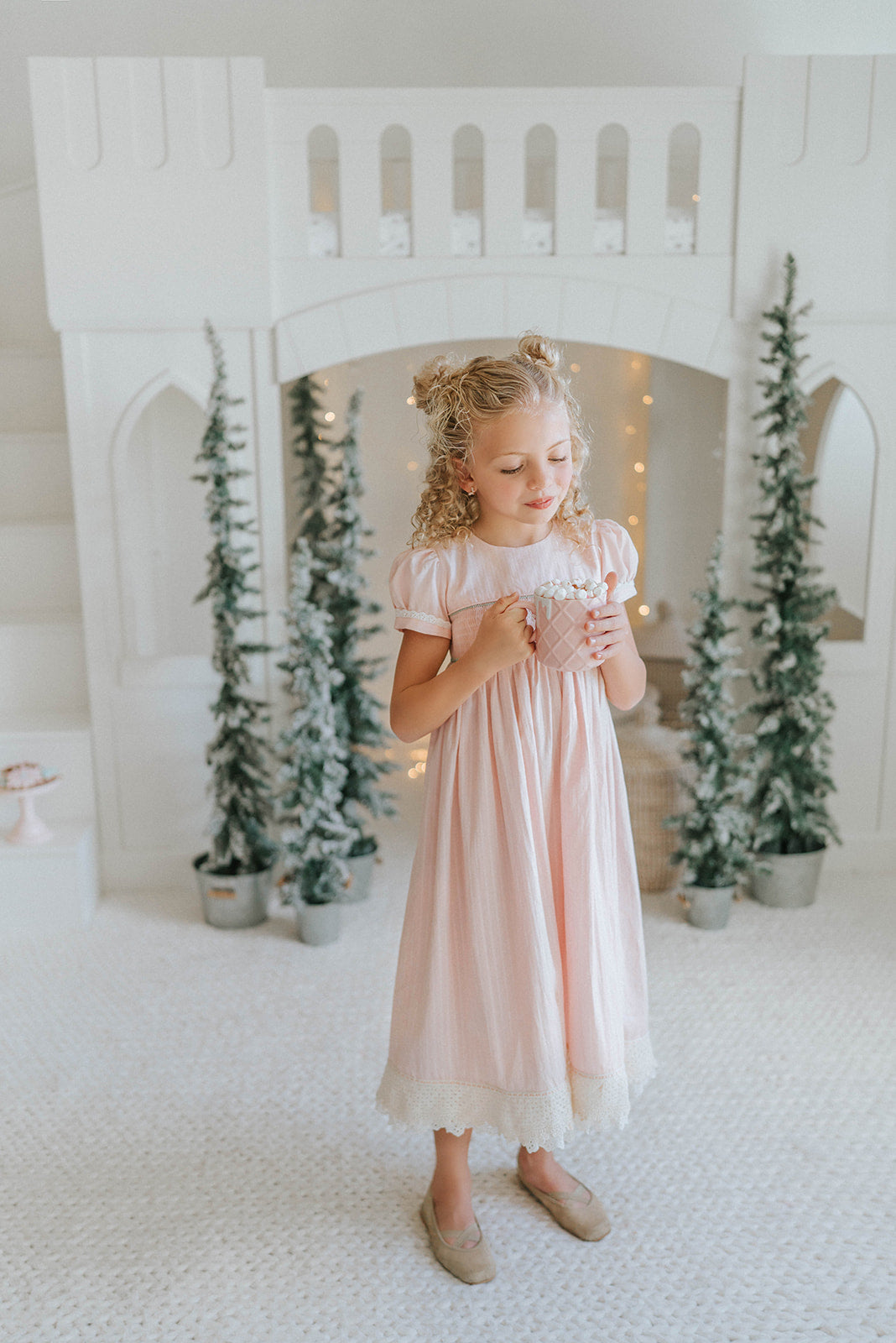 Frosted Gingerbread Heirloom Vintage Lounge Gown - PREORDER