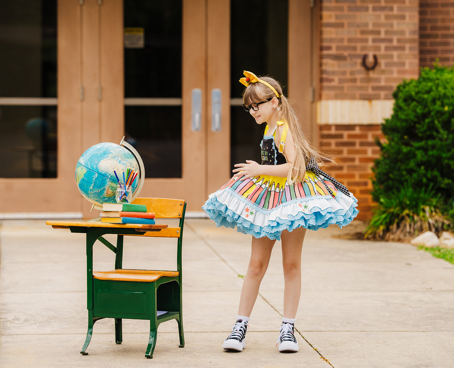 The Star Student Pettiskirt Dress - PREORDER WITH EMBROIDERY