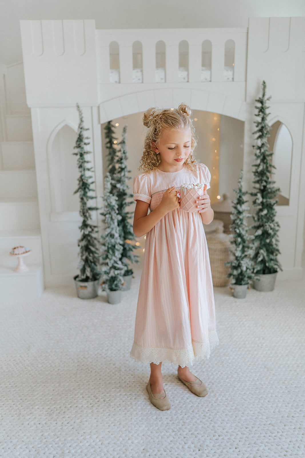 Frosted Gingerbread Heirloom Vintage Lounge Gown - PREORDER