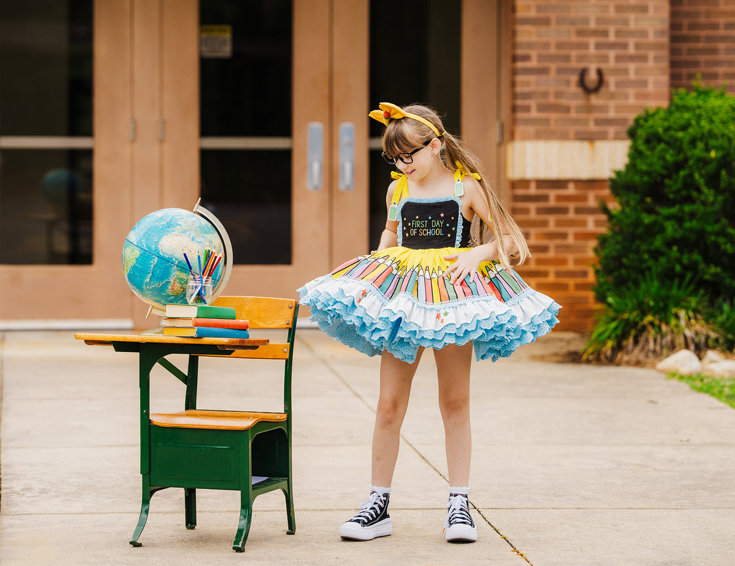 The Star Student Pettiskirt Dress - PREORDER WITH EMBROIDERY