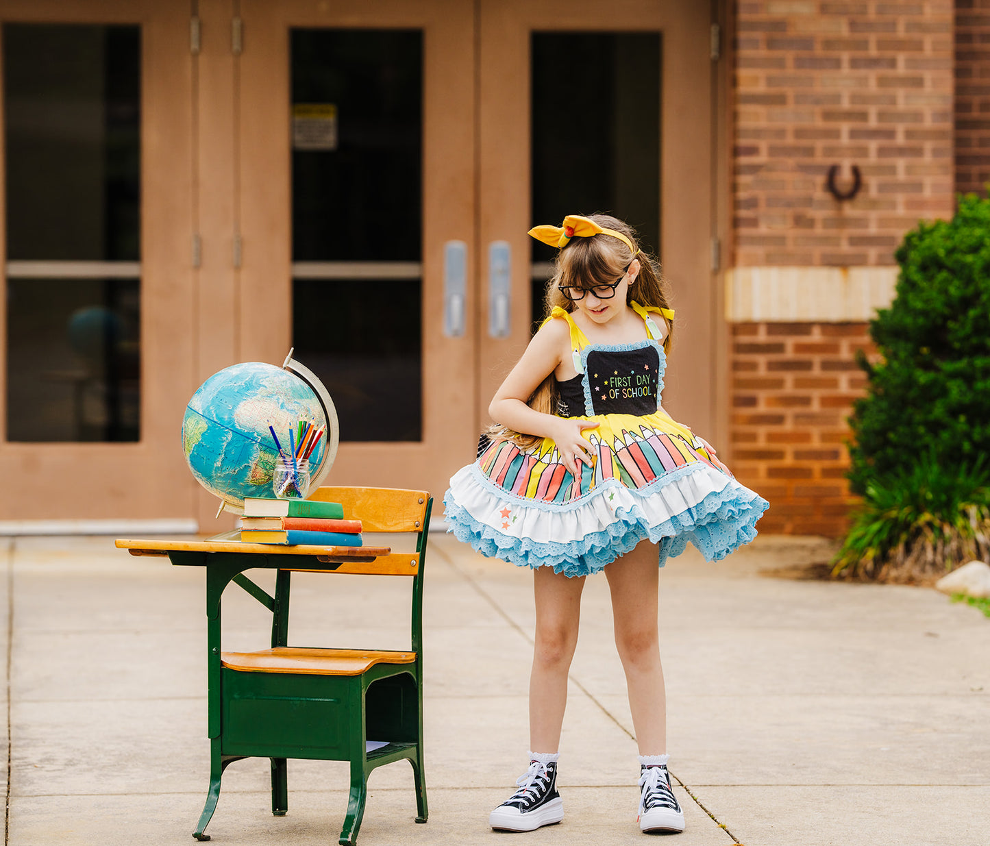 The Star Student Pettiskirt Dress - PREORDER WITH EMBROIDERY