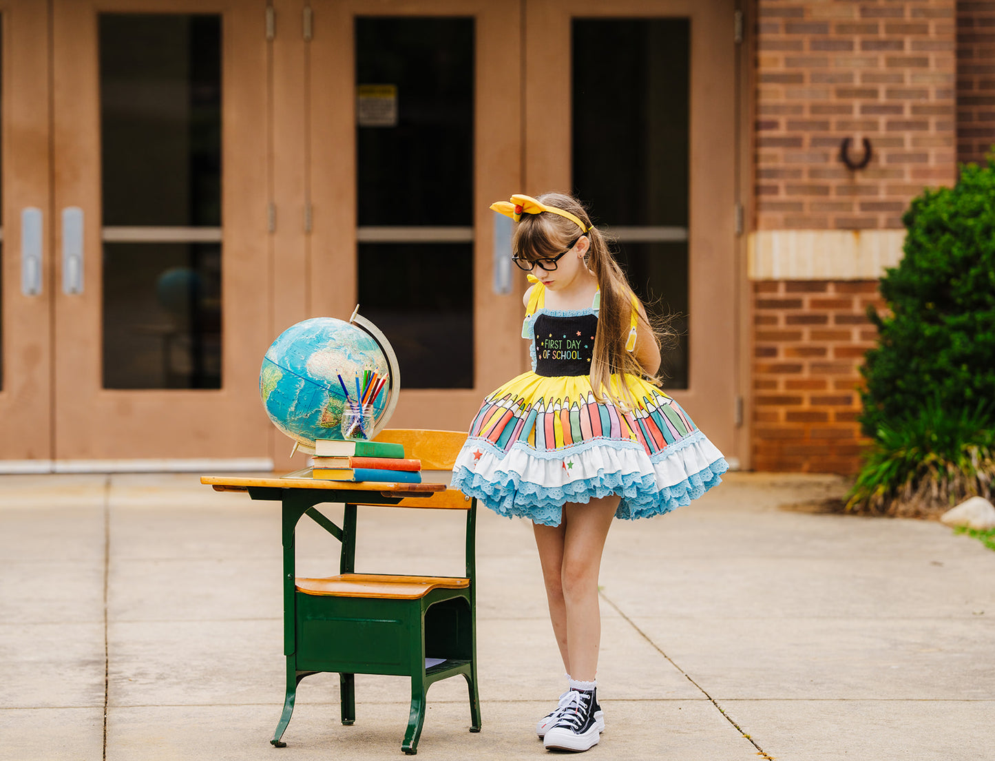 The Star Student Pettiskirt Dress - PREORDER WITH EMBROIDERY