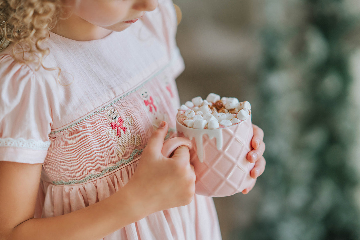 Frosted Gingerbread Heirloom Vintage Lounge Gown - PREORDER