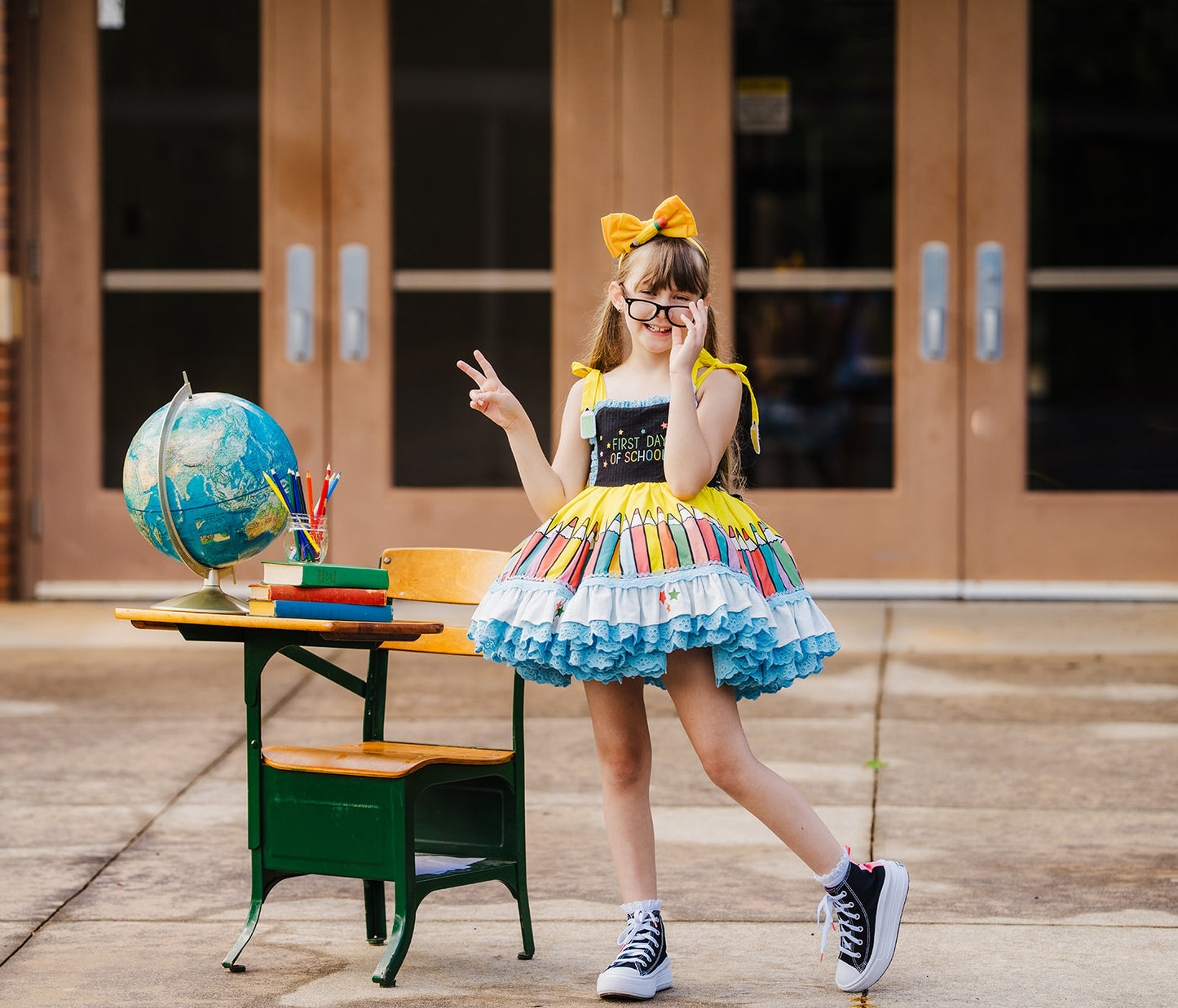 The Star Student Pettiskirt Dress - PREORDER WITH EMBROIDERY