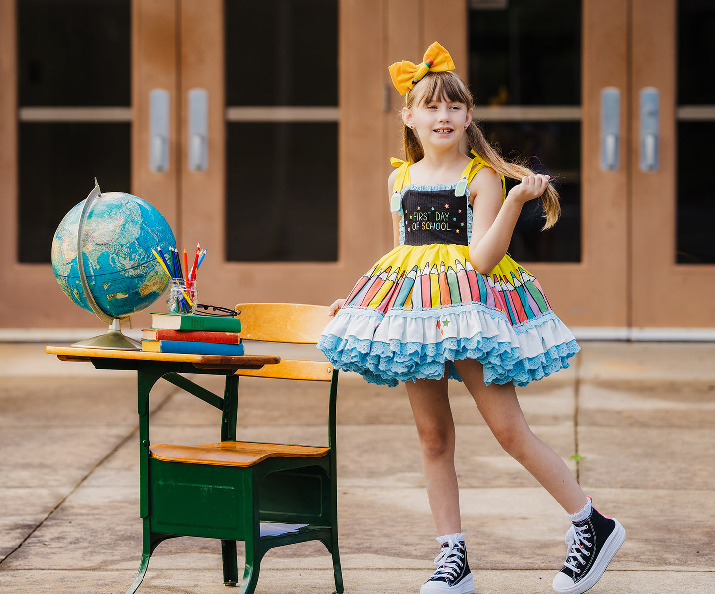 The Star Student Pettiskirt Dress - PREORDER WITH EMBROIDERY