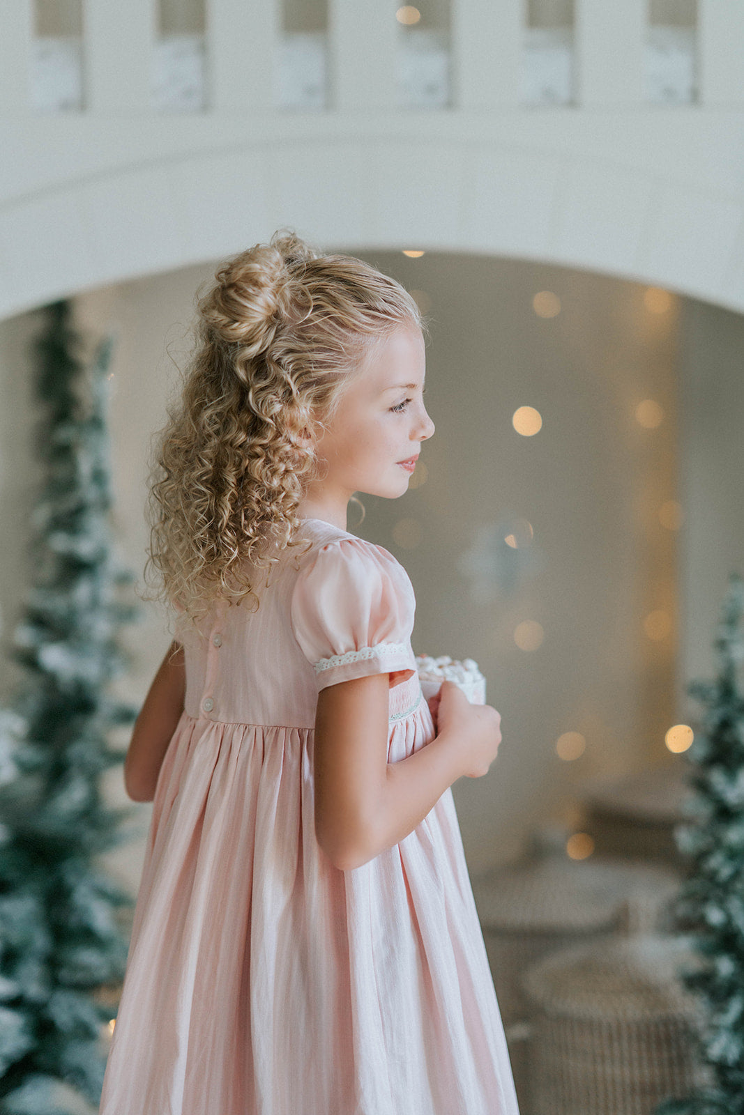 Frosted Gingerbread Heirloom Vintage Lounge Gown - PREORDER