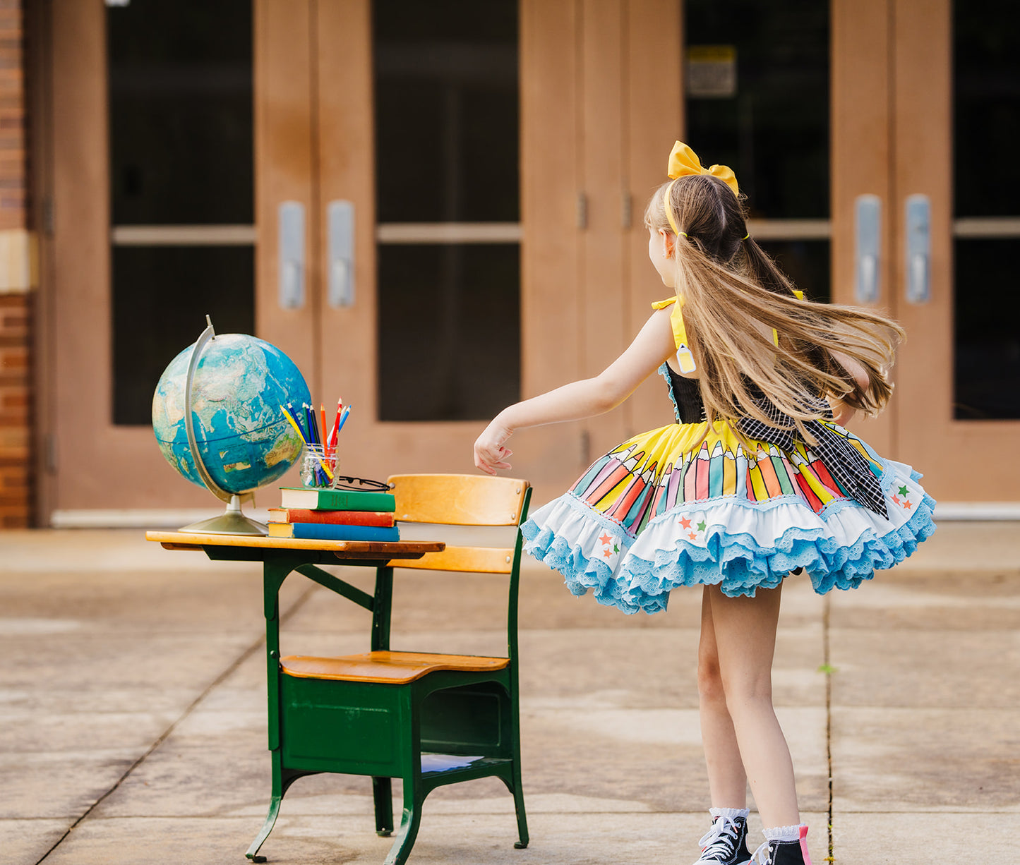 The Star Student Pettiskirt Dress - PREORDER WITH EMBROIDERY