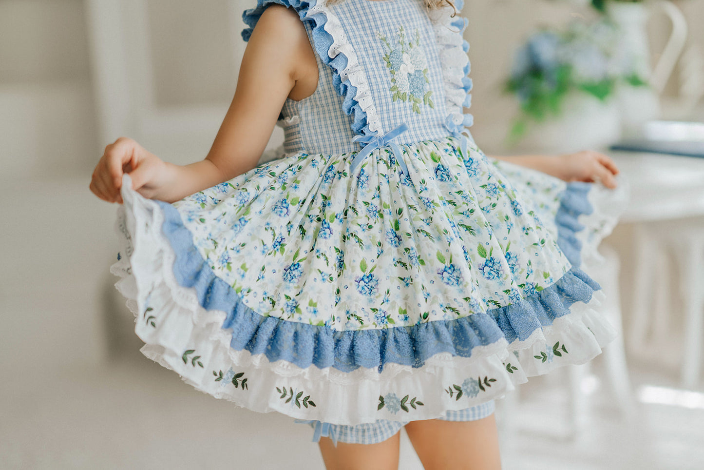 Sweet Hydrangea Lace Dress - PREORDER