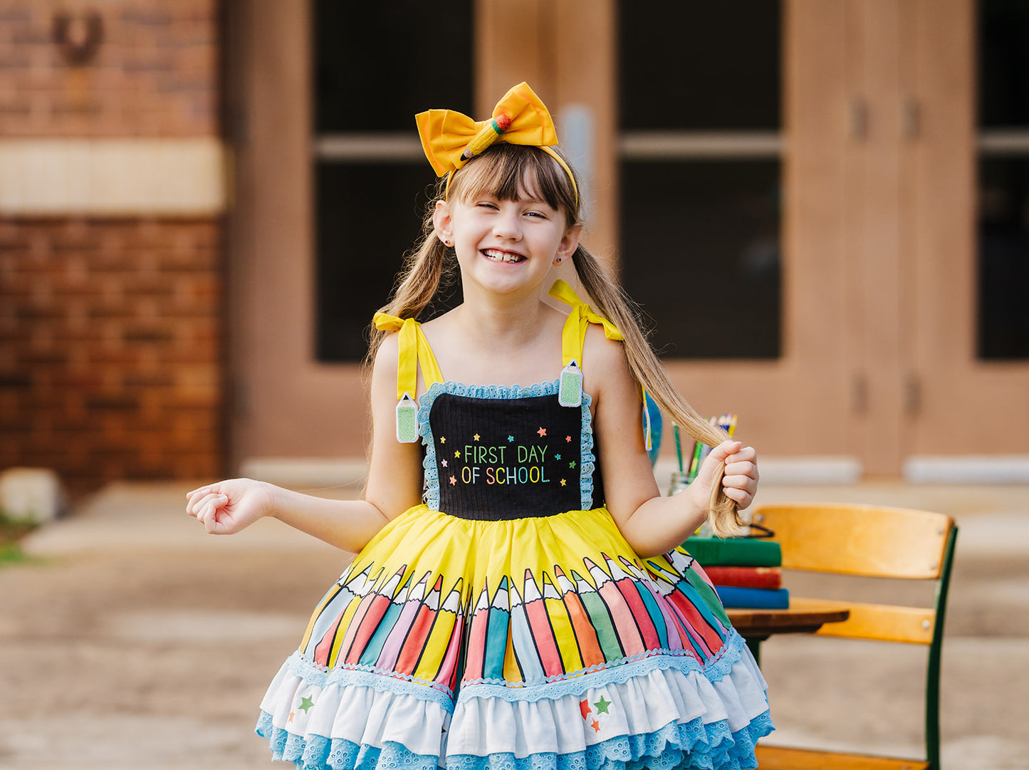 The Star Student Pettiskirt Dress - PREORDER WITH EMBROIDERY