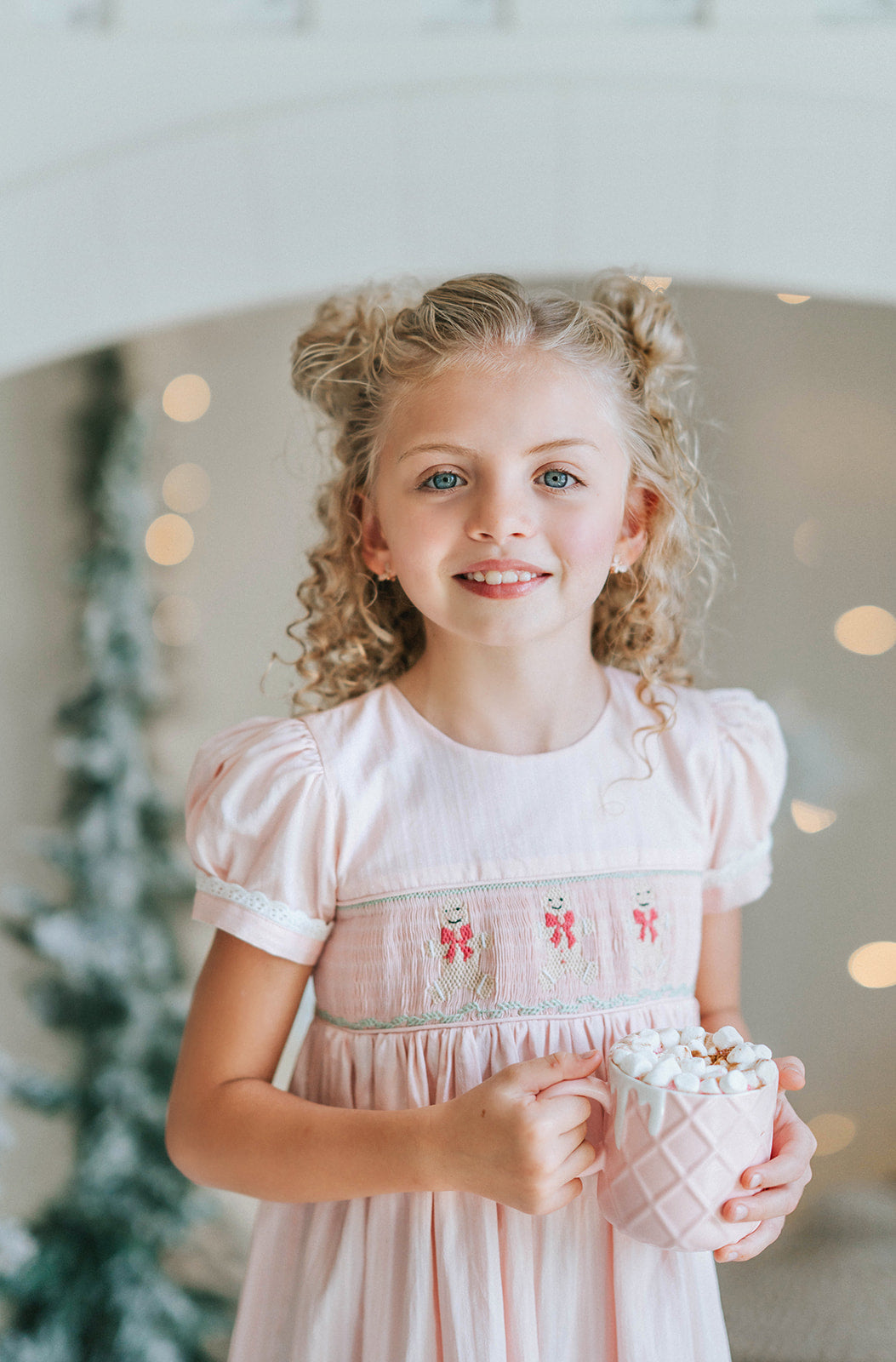 Frosted Gingerbread Heirloom Vintage Lounge Gown - PREORDER